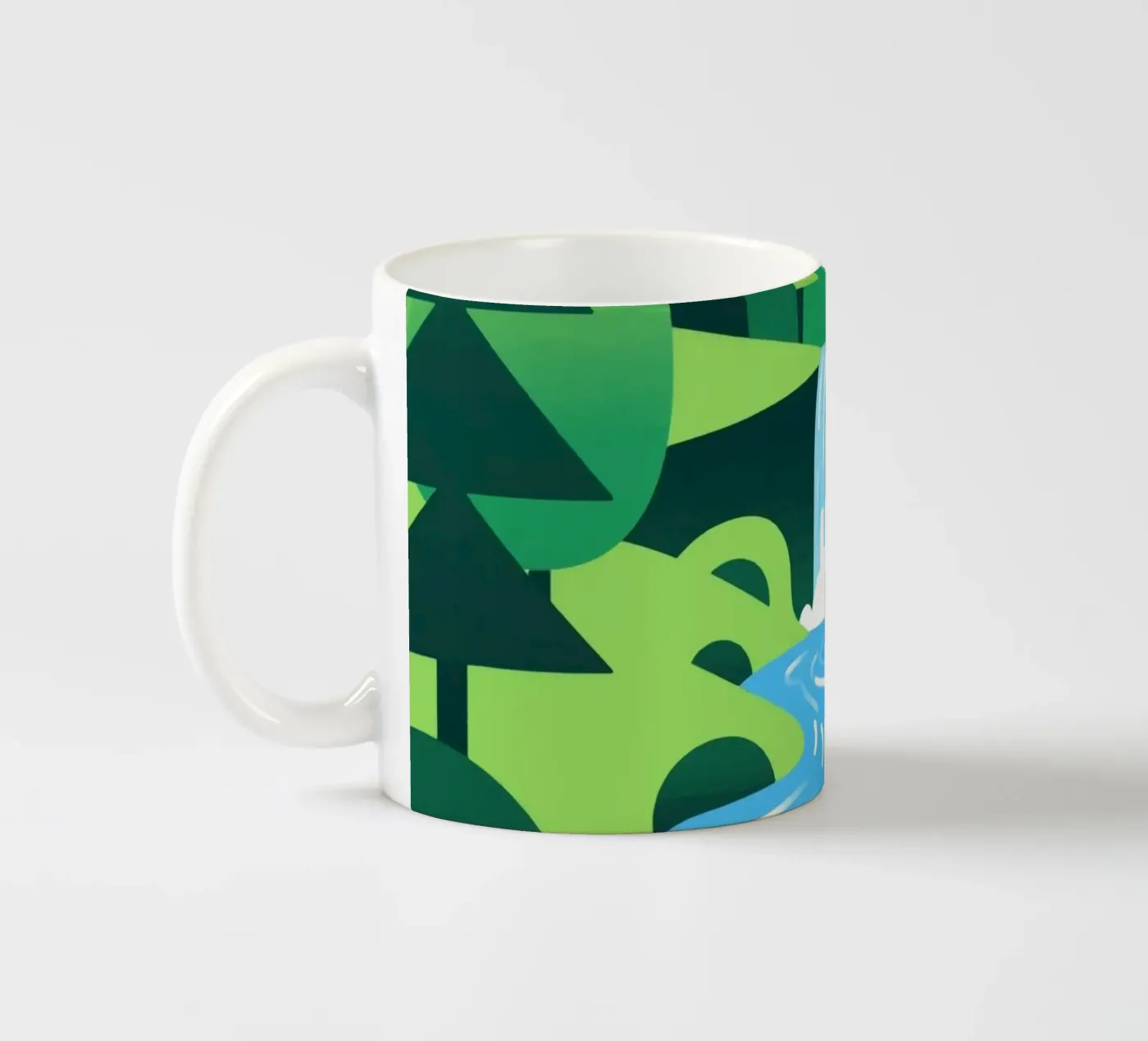 Herfstbos keramische mok van knowledge