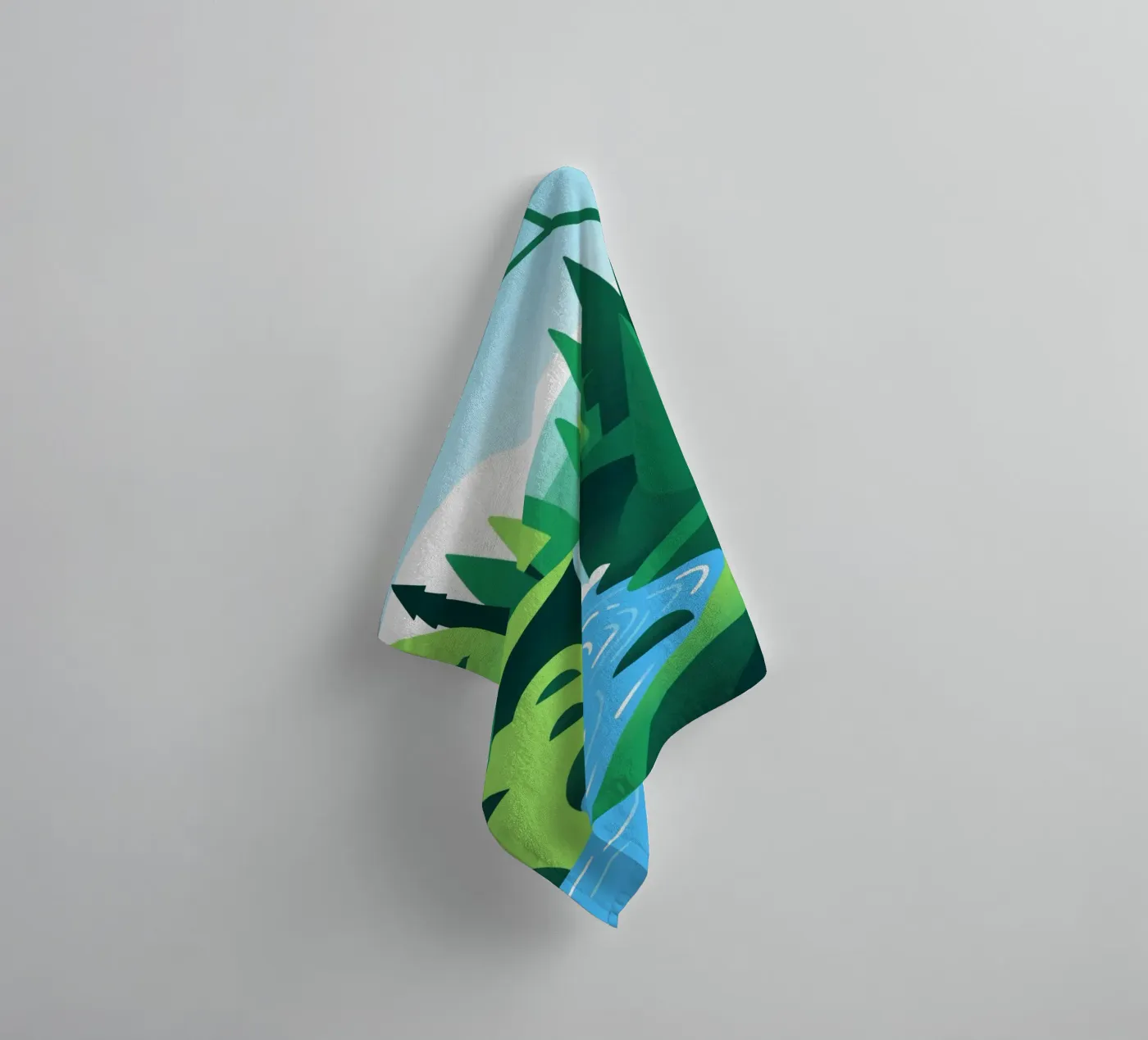 Herfstbos badhanddoek van knowledge