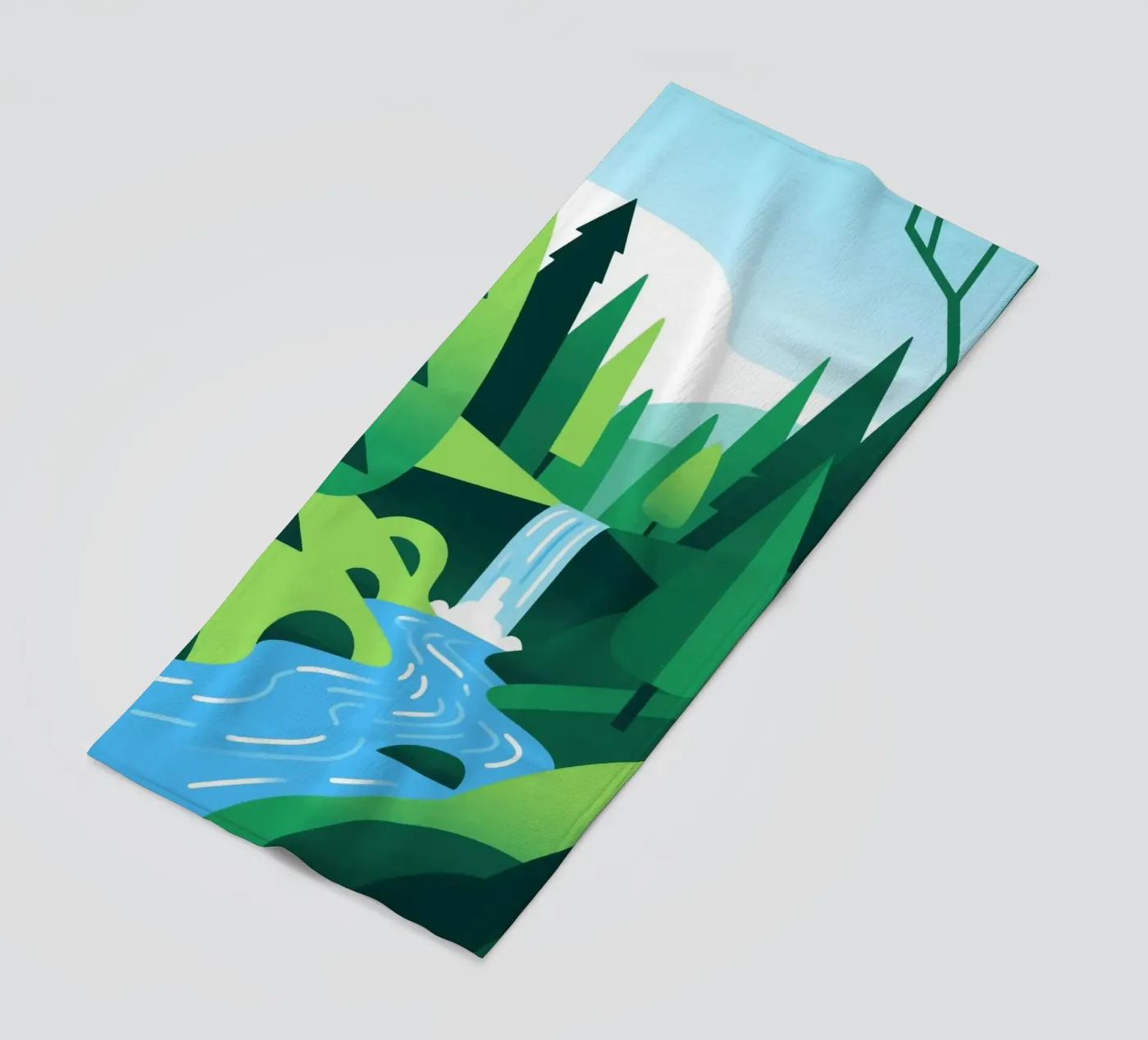 Foresta autunnale telo mare da knowledge