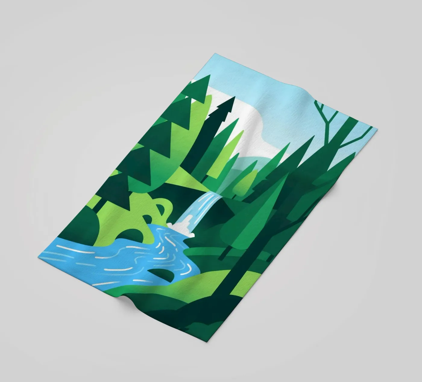 Foresta autunnale telo mare da knowledge