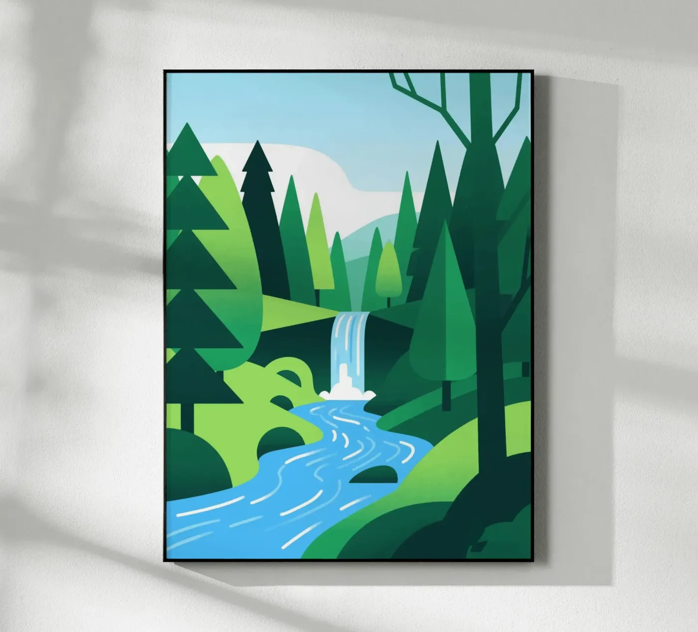 Fall Forest Acryl-Glas von knowledge