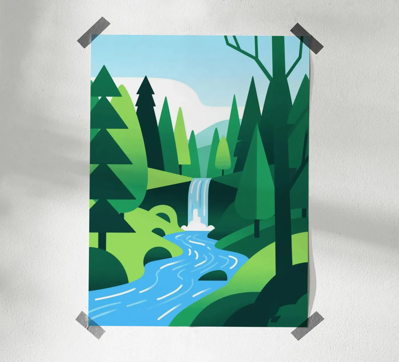 Fall Forest poster by knowledge