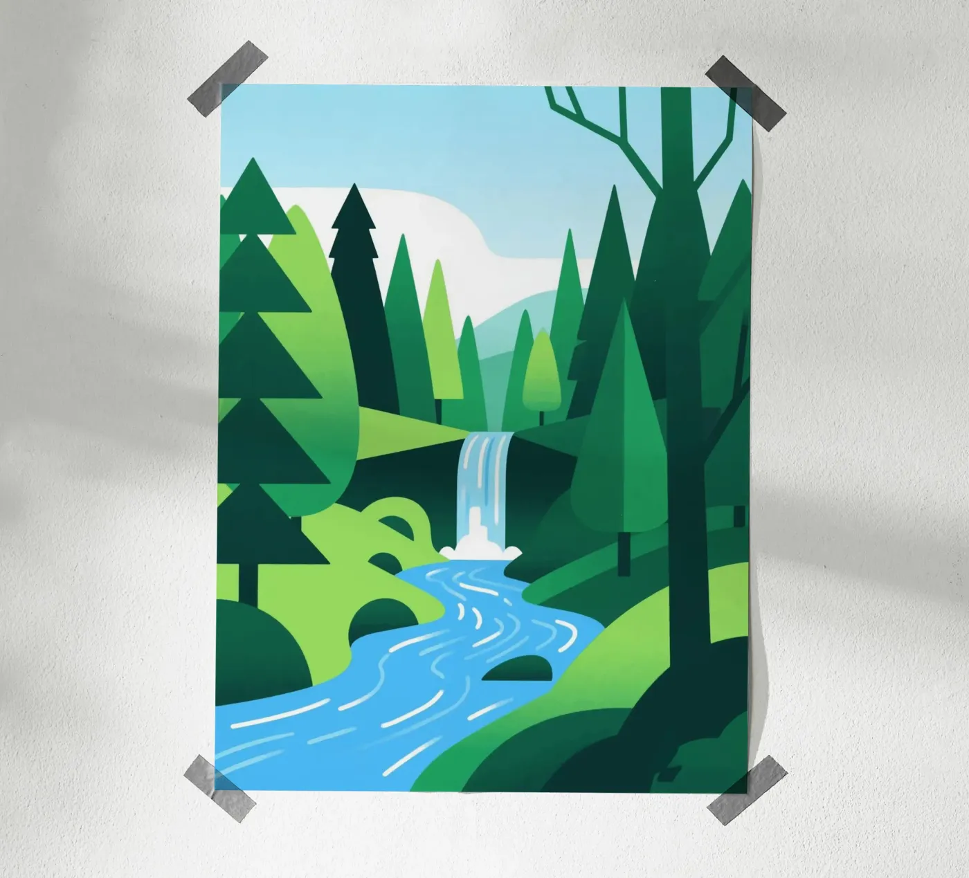 Fall Forest poster by knowledge