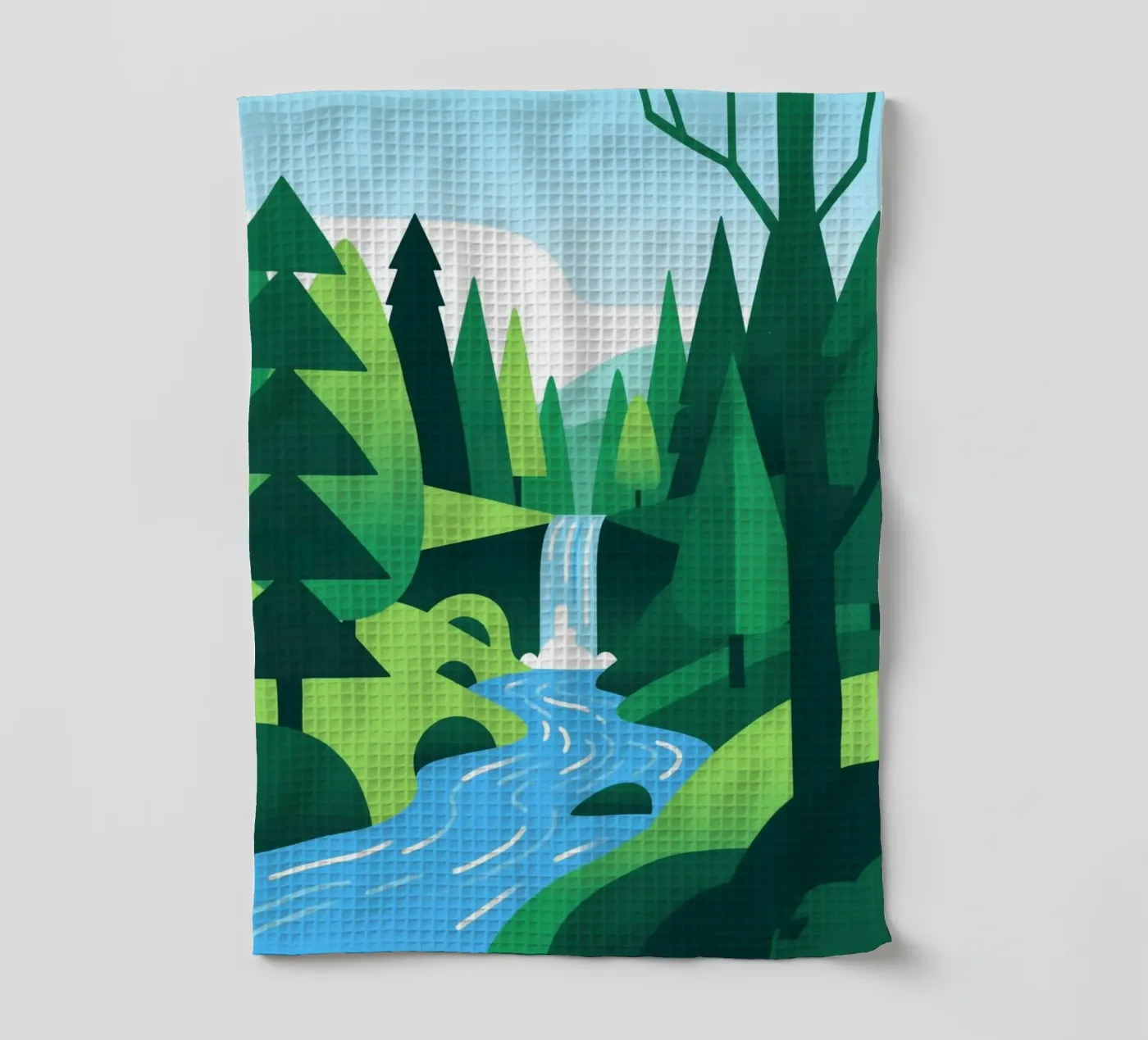 Fall Forest tea towel by knowledge