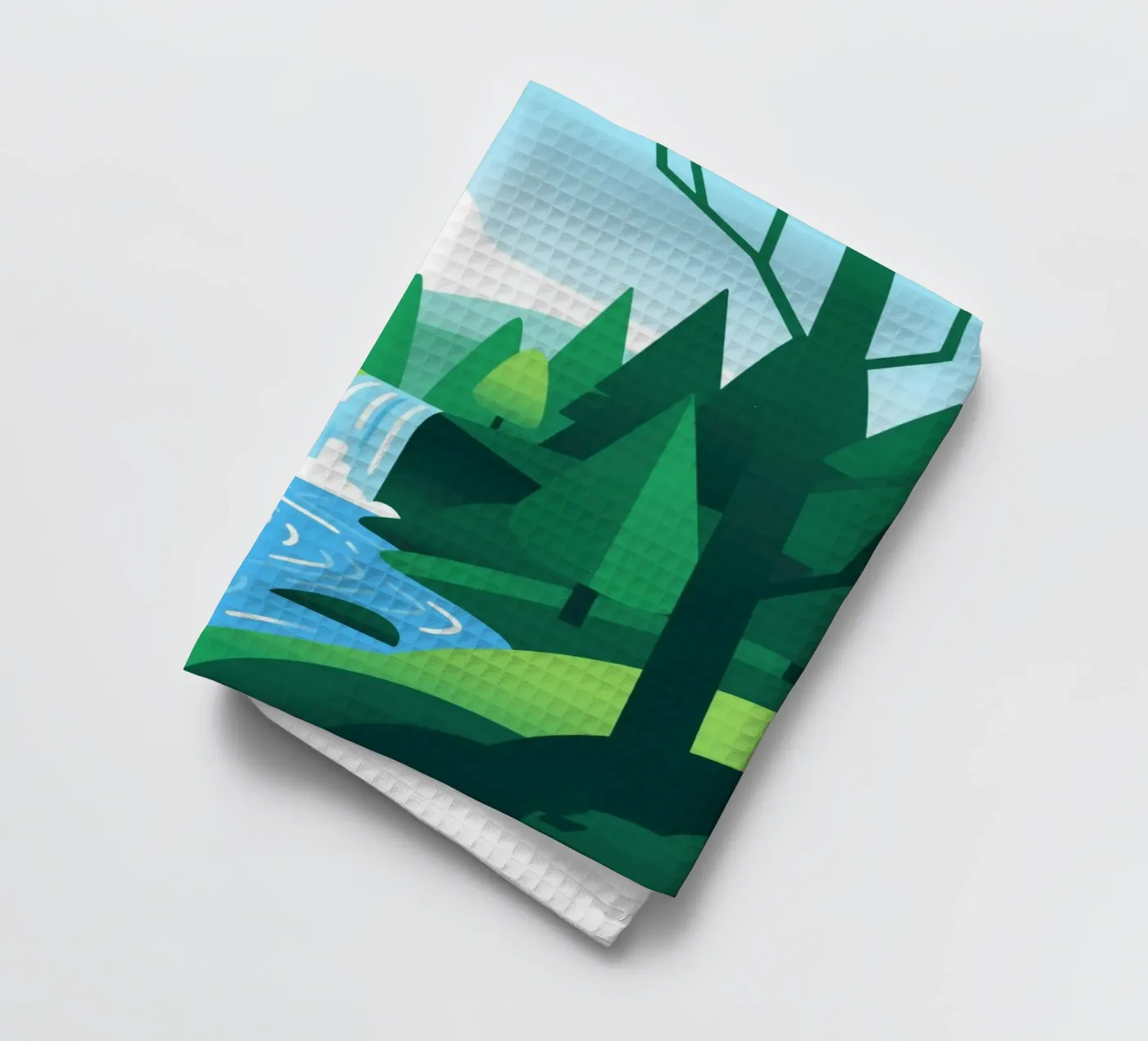 Fall Forest tea towel by knowledge