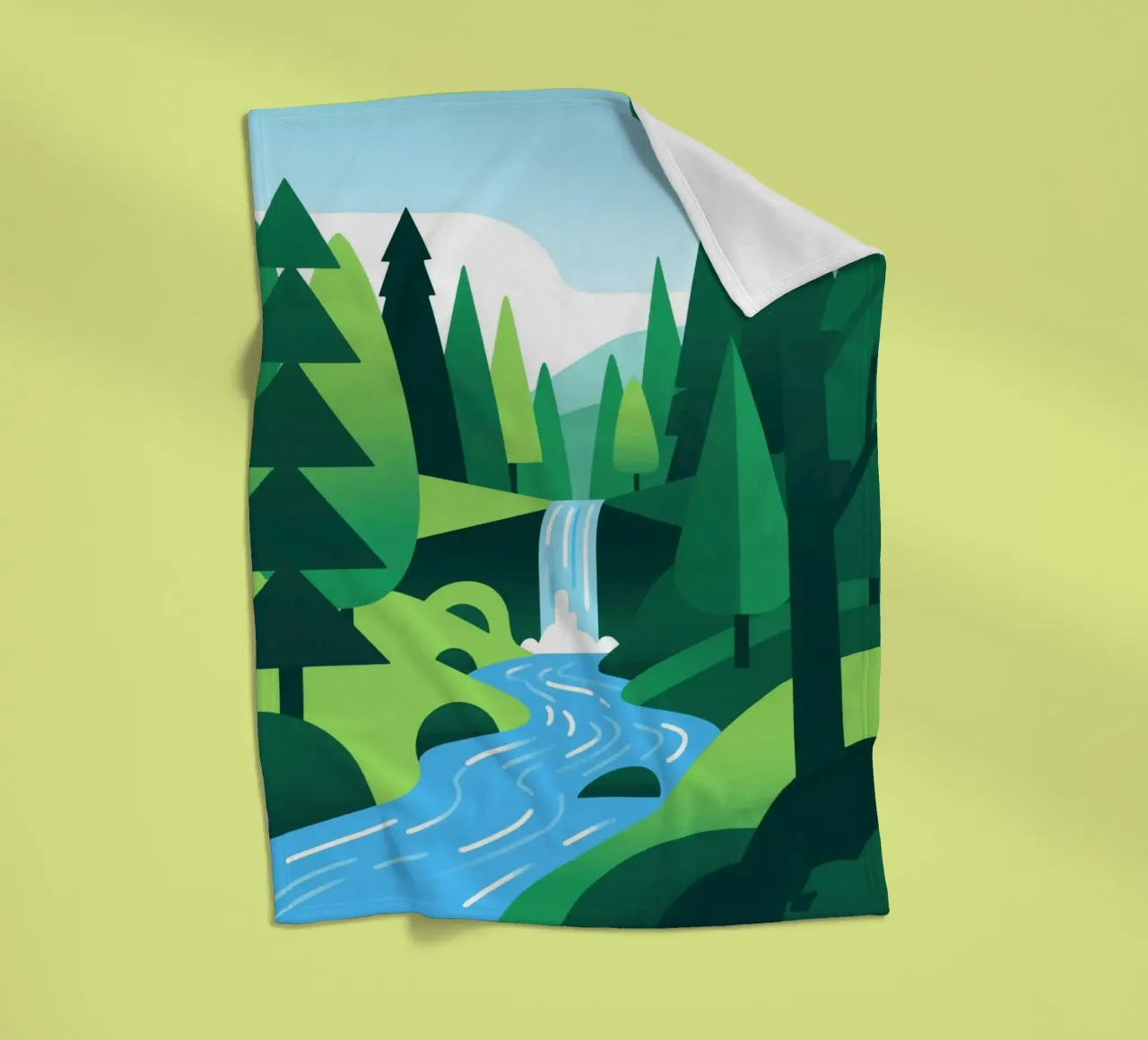 Fall Forest Fleecedecke von knowledge