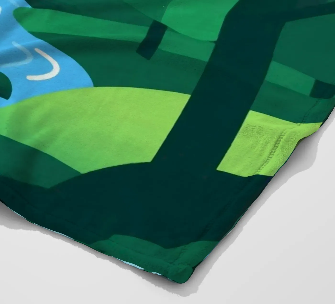 Foresta autunnale coperta in pile da knowledge