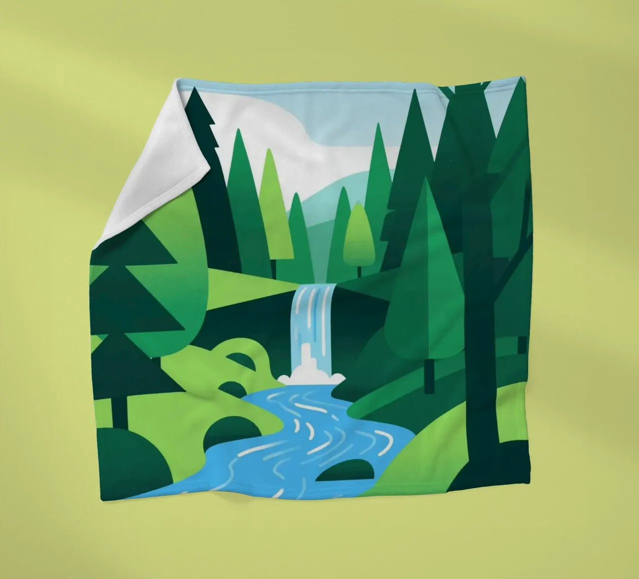 Fall Forest Fleecedecke von knowledge