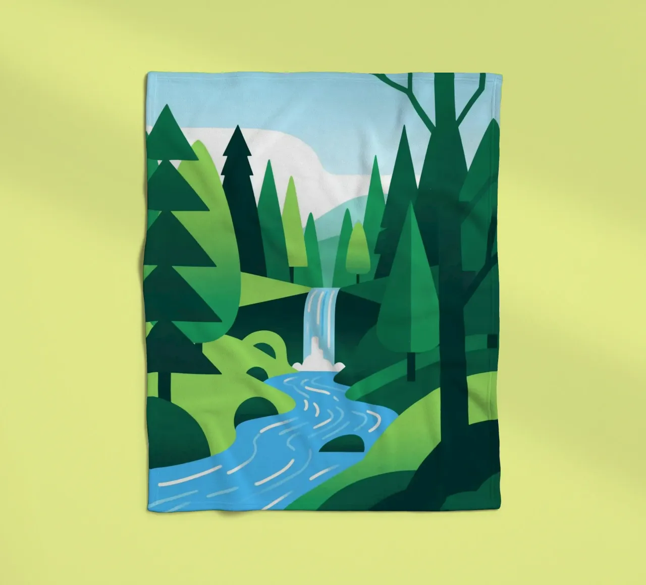 Fall Forest Fleecedecke von knowledge