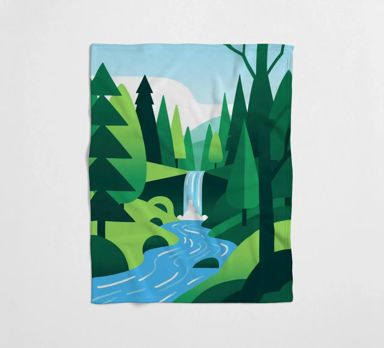 Fall Forest Fleecedecke von knowledge