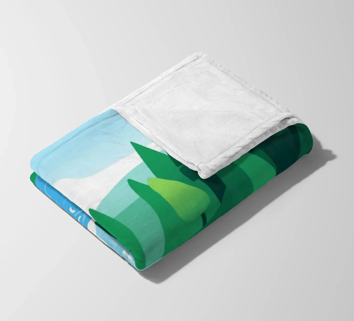 Foresta autunnale coperta in pile da knowledge