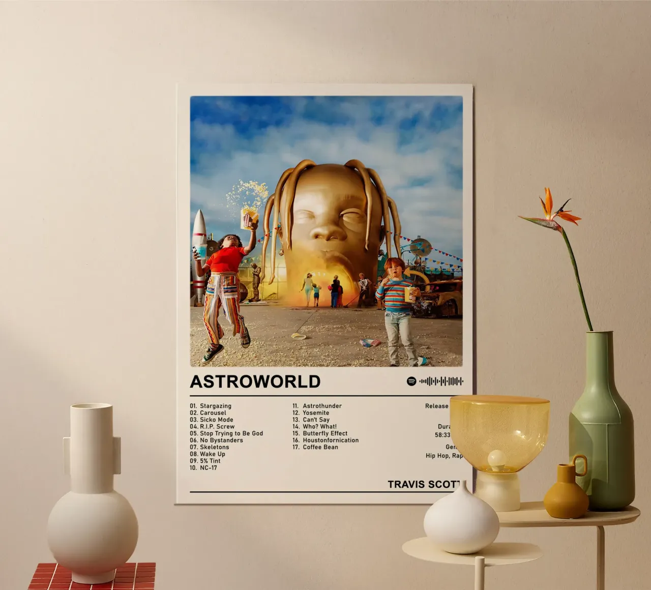 Astroworld alluminio dibond da Booth Jordan