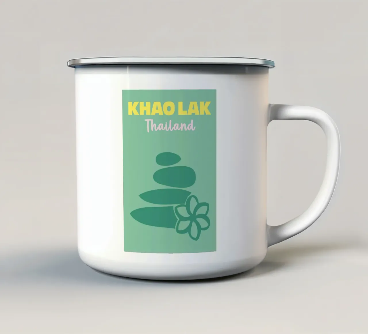 Khao Lak, Thailand tazza in smalto da Art Fart