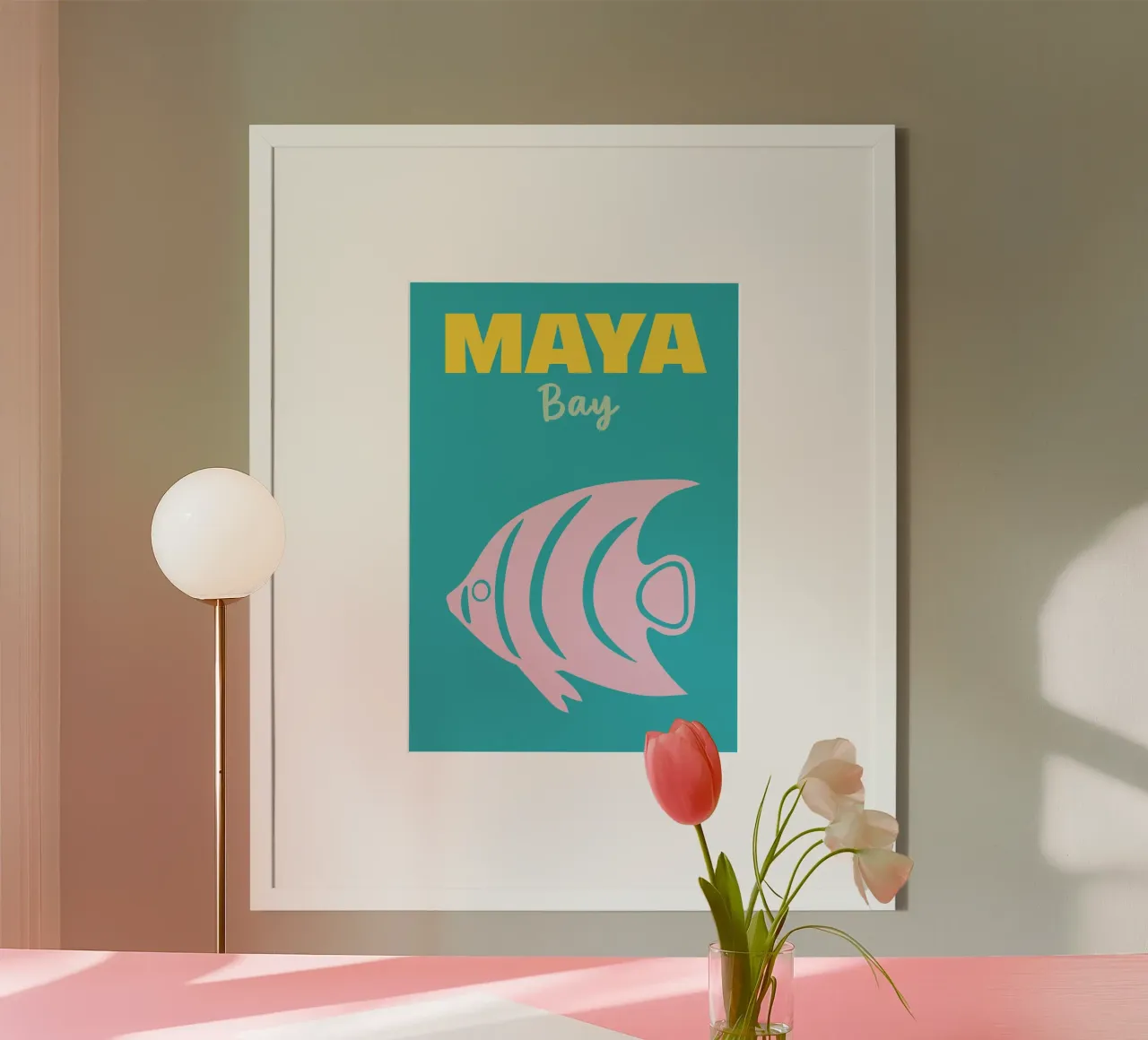 Maya Bay poster da Art Fart