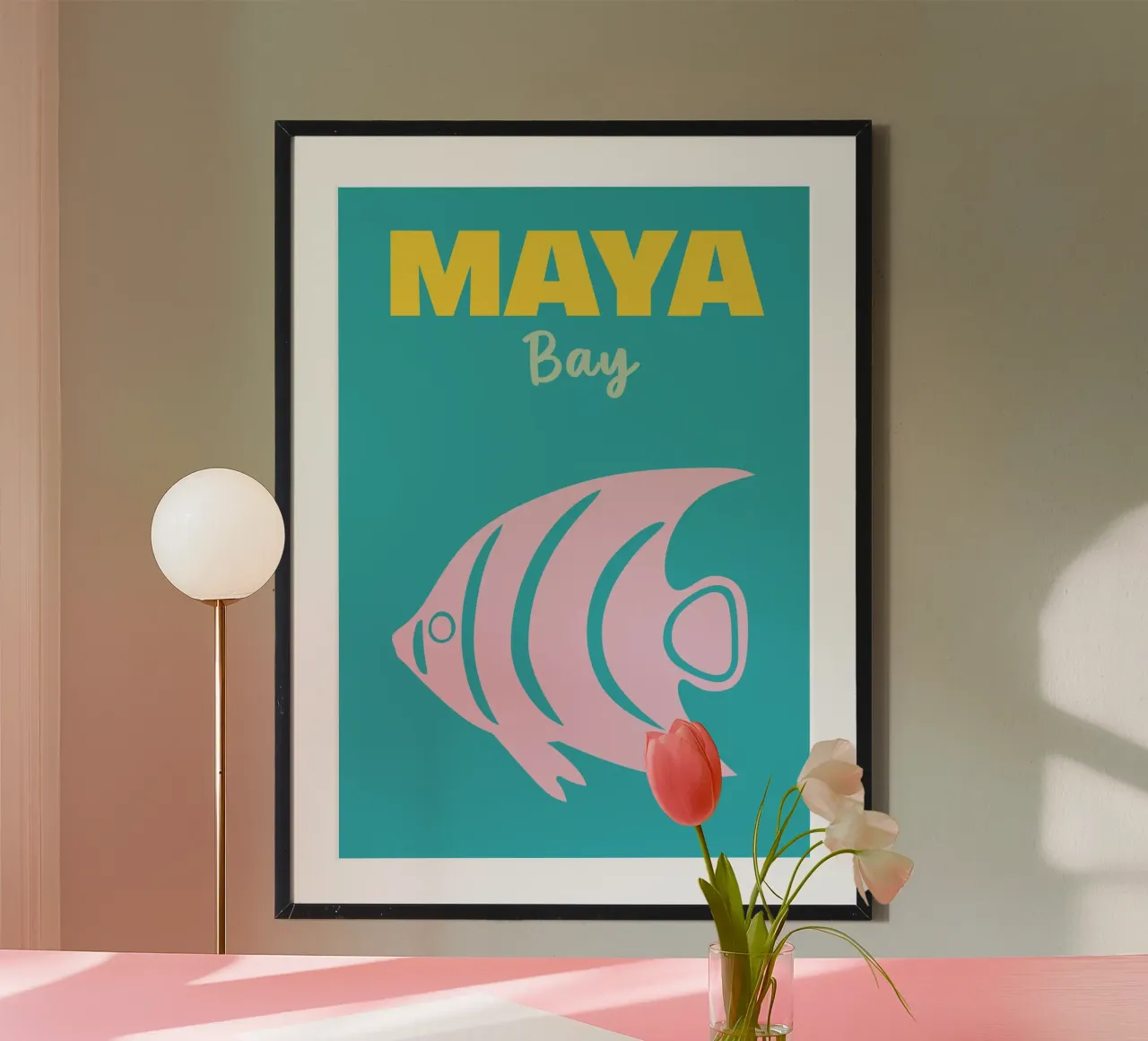 Maya Bay poster da Art Fart