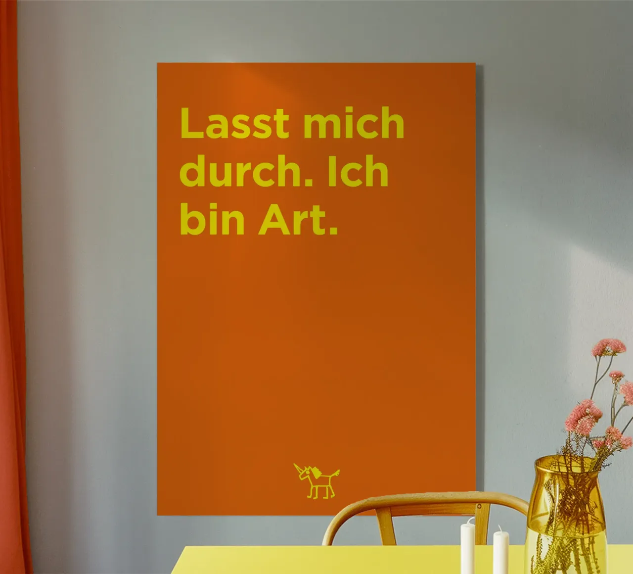 Ich bin Art! plexiglass da Art Fart