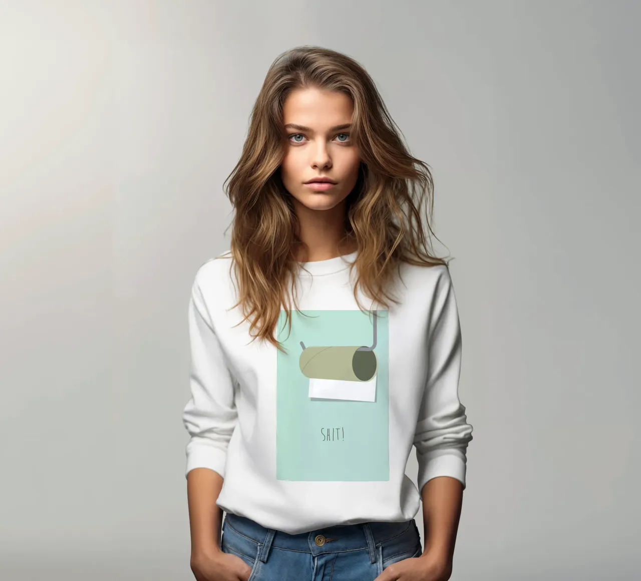 Shit sweatshirt van Trabolt Design