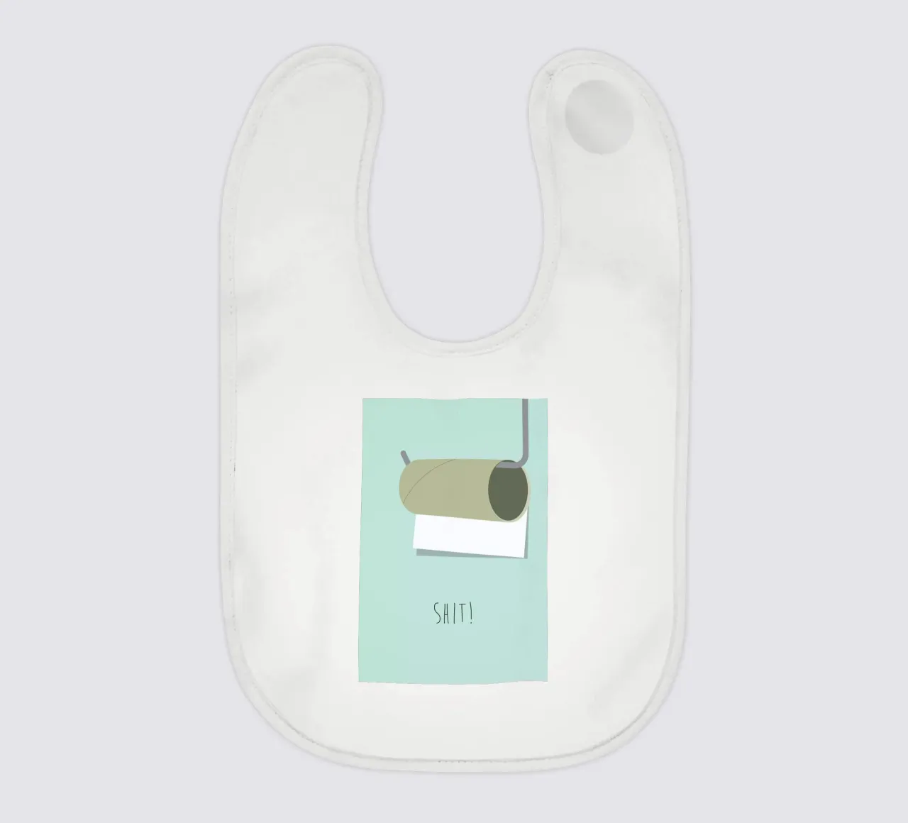 Shit Babylätzchen von Trabolt Design