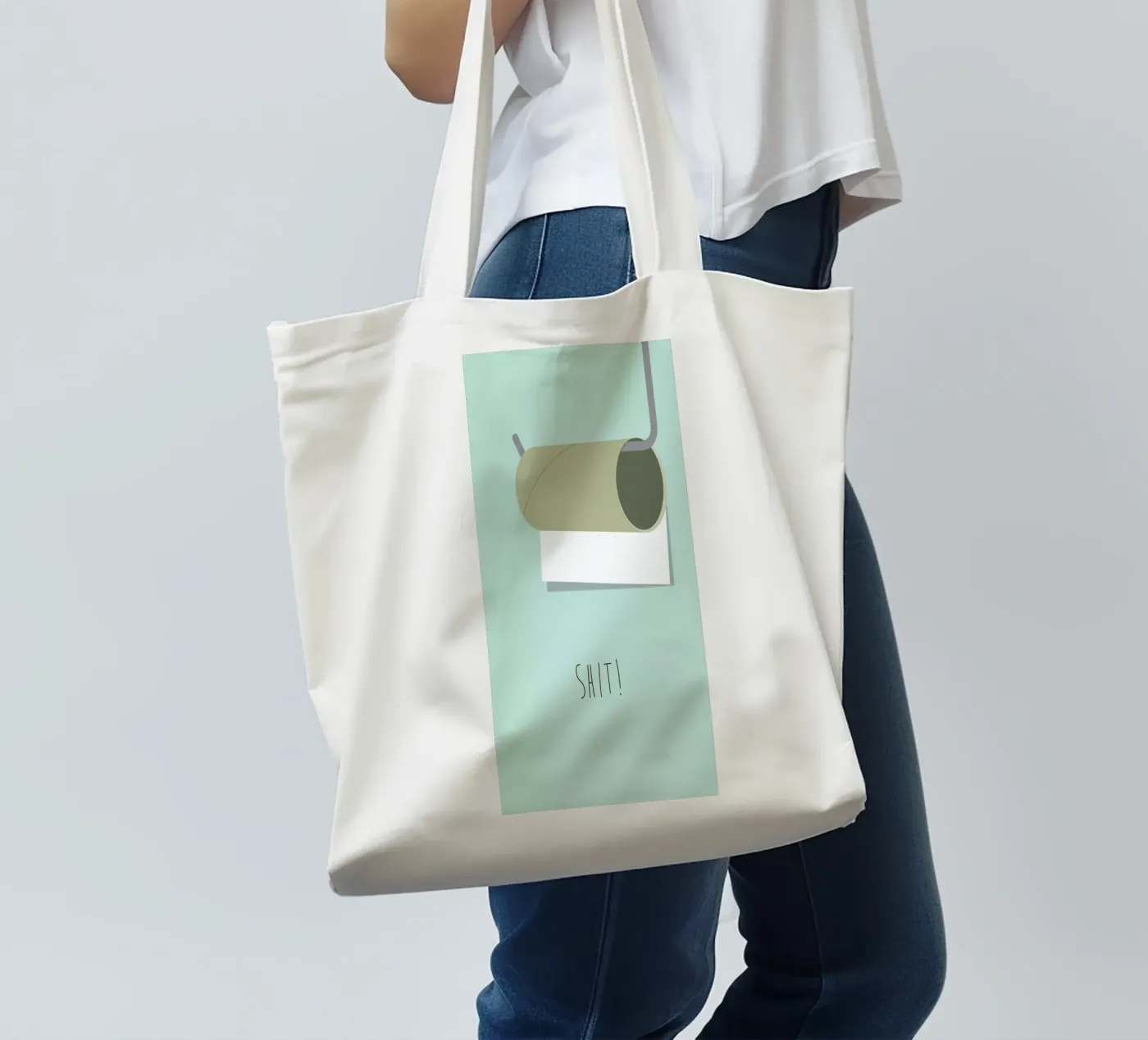 Shit borsa in juta da Trabolt Design