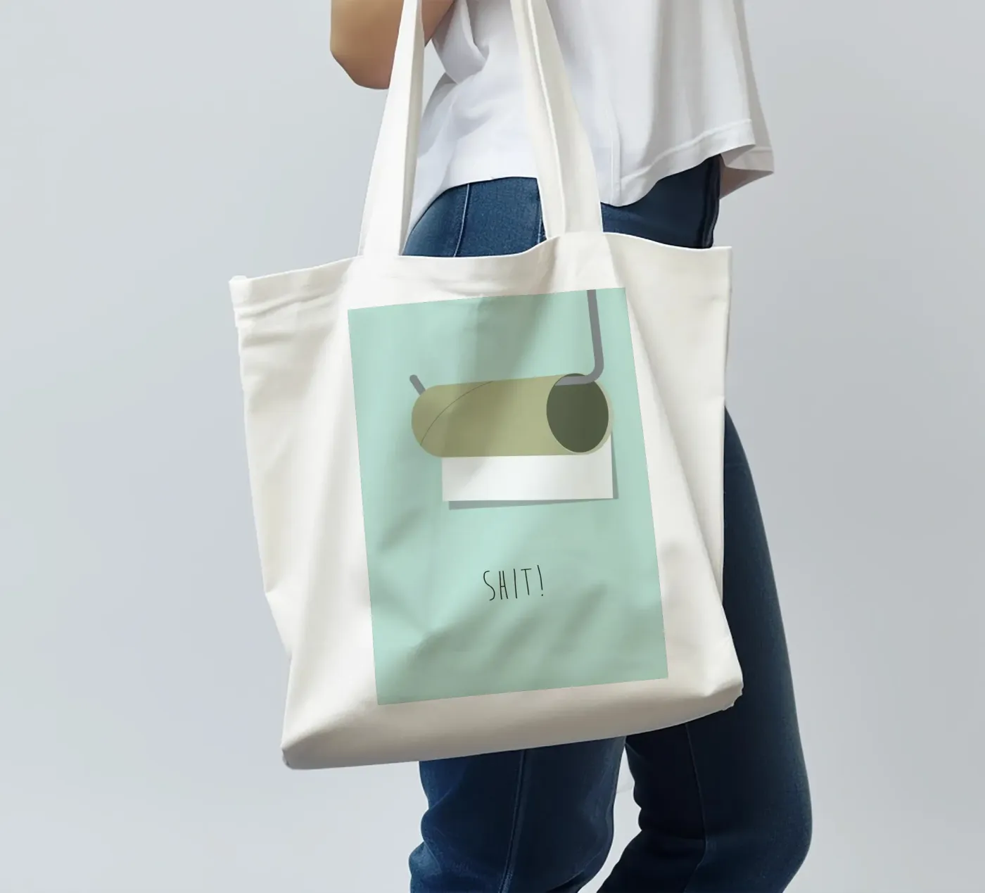 Shit borsa in juta da Trabolt Design