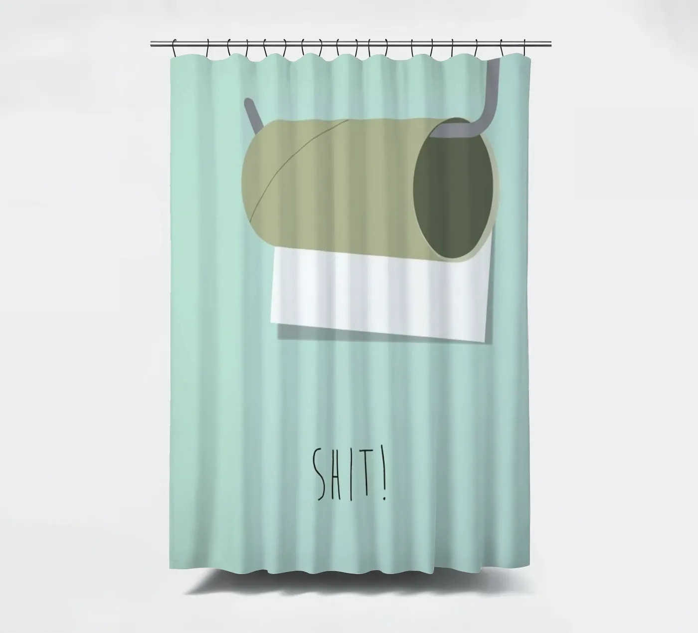 Shit Duschvorhang von Trabolt Design