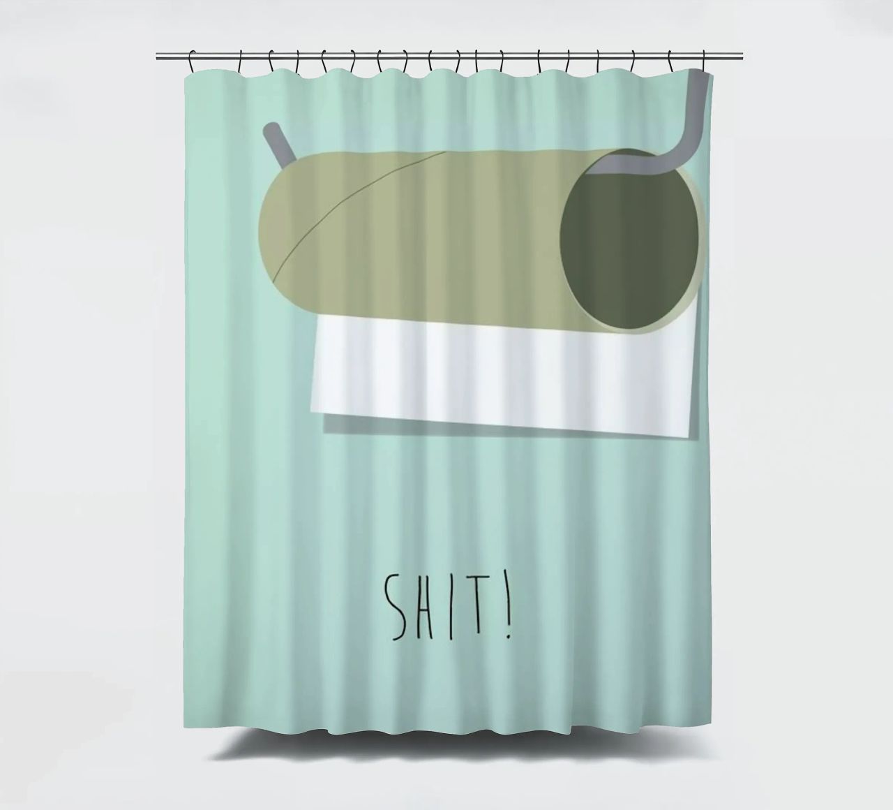 Shit Duschvorhang von Trabolt Design