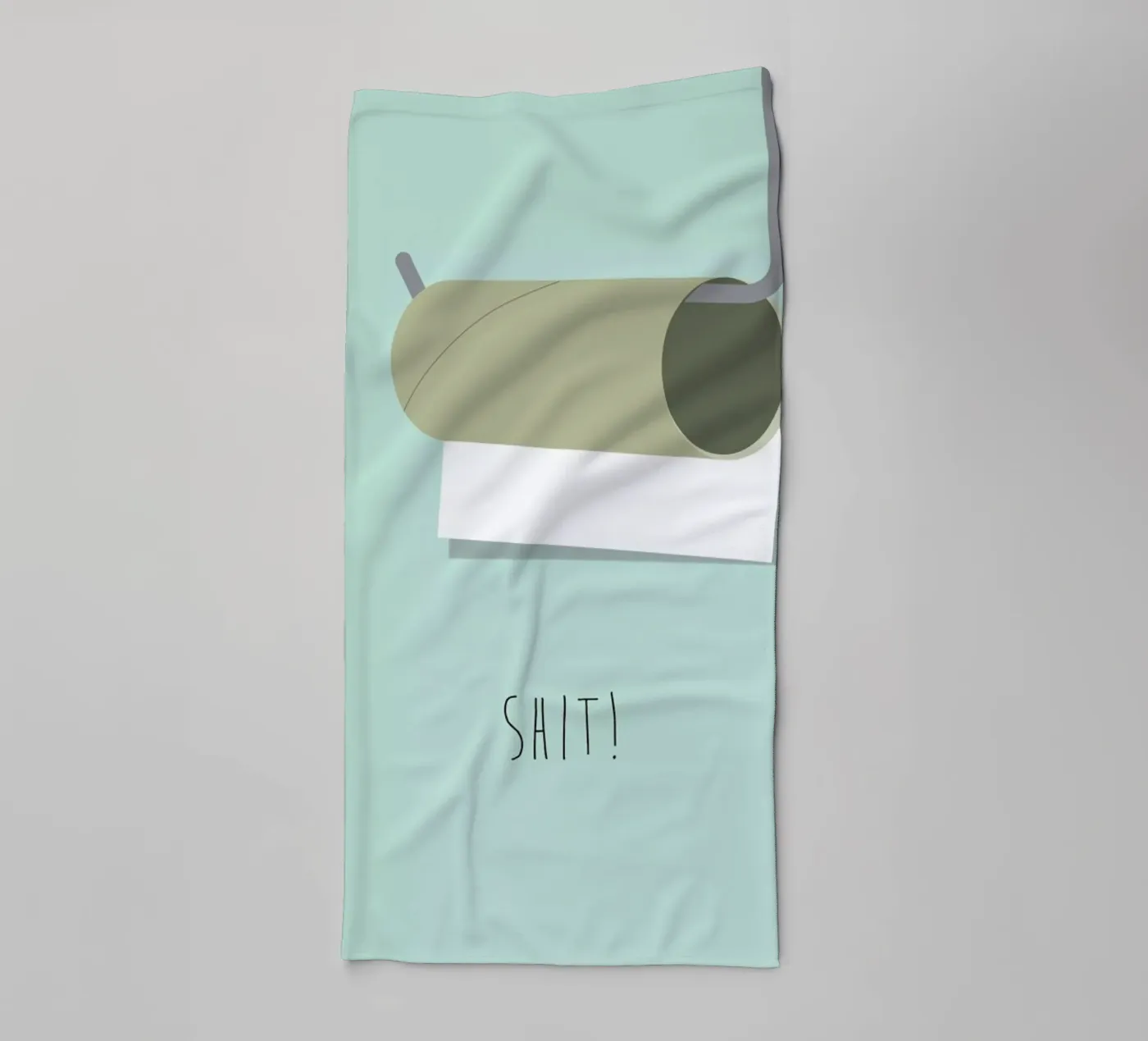 Shit Handtuch von Trabolt Design