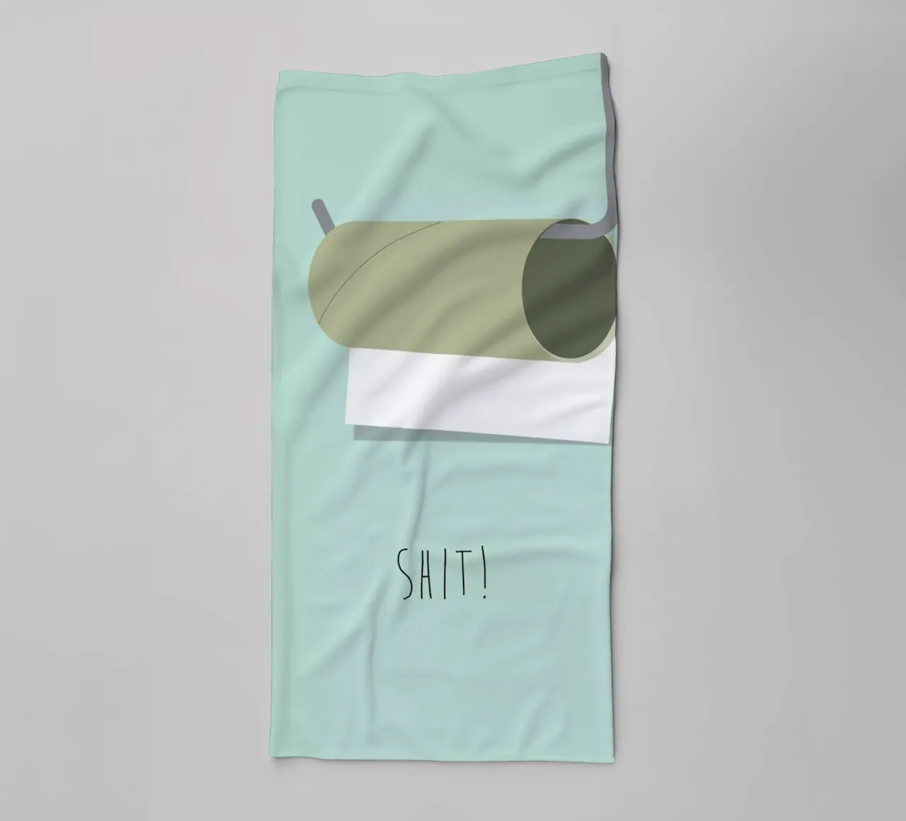Shit Handtuch von Trabolt Design