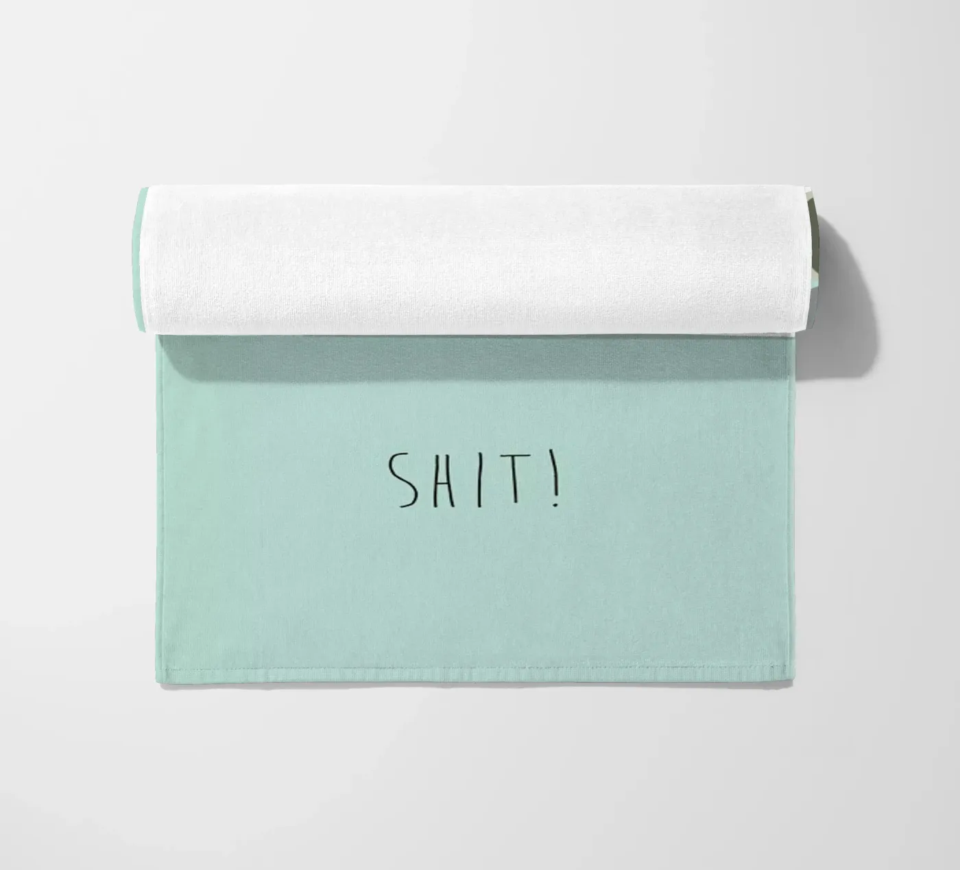 Shit strandhanddoek van Trabolt Design