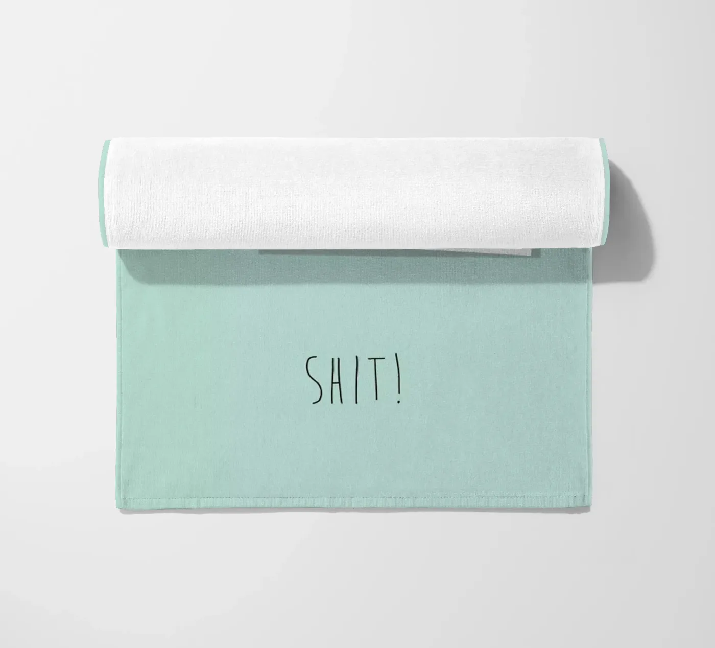 Shit strandhanddoek van Trabolt Design