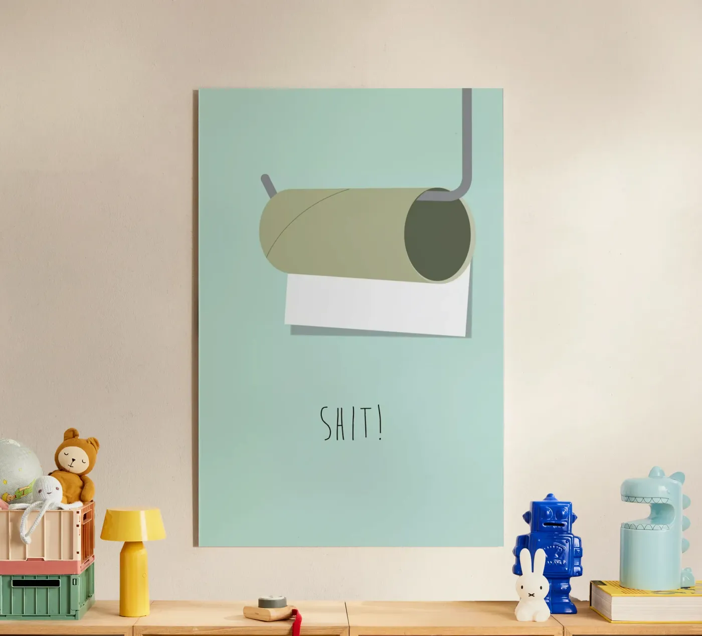 Shit acryl van Trabolt Design