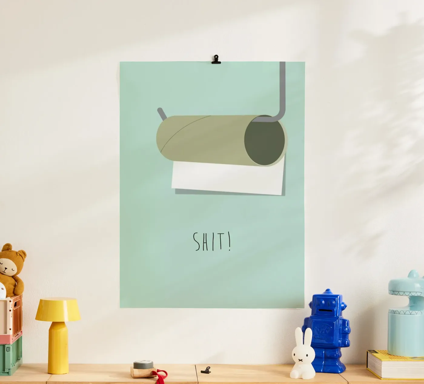 Shit poster da Trabolt Design