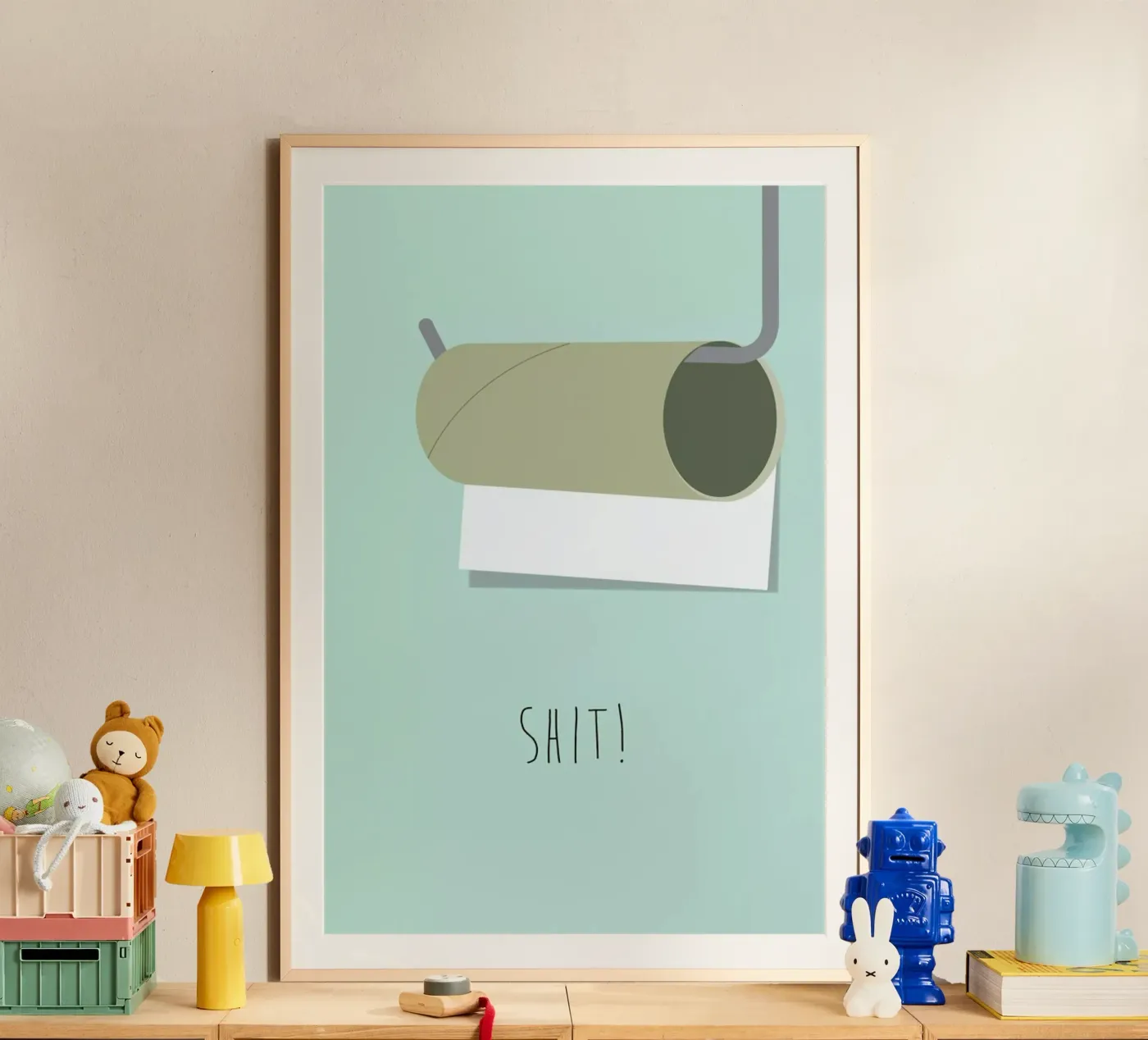 Shit poster da Trabolt Design