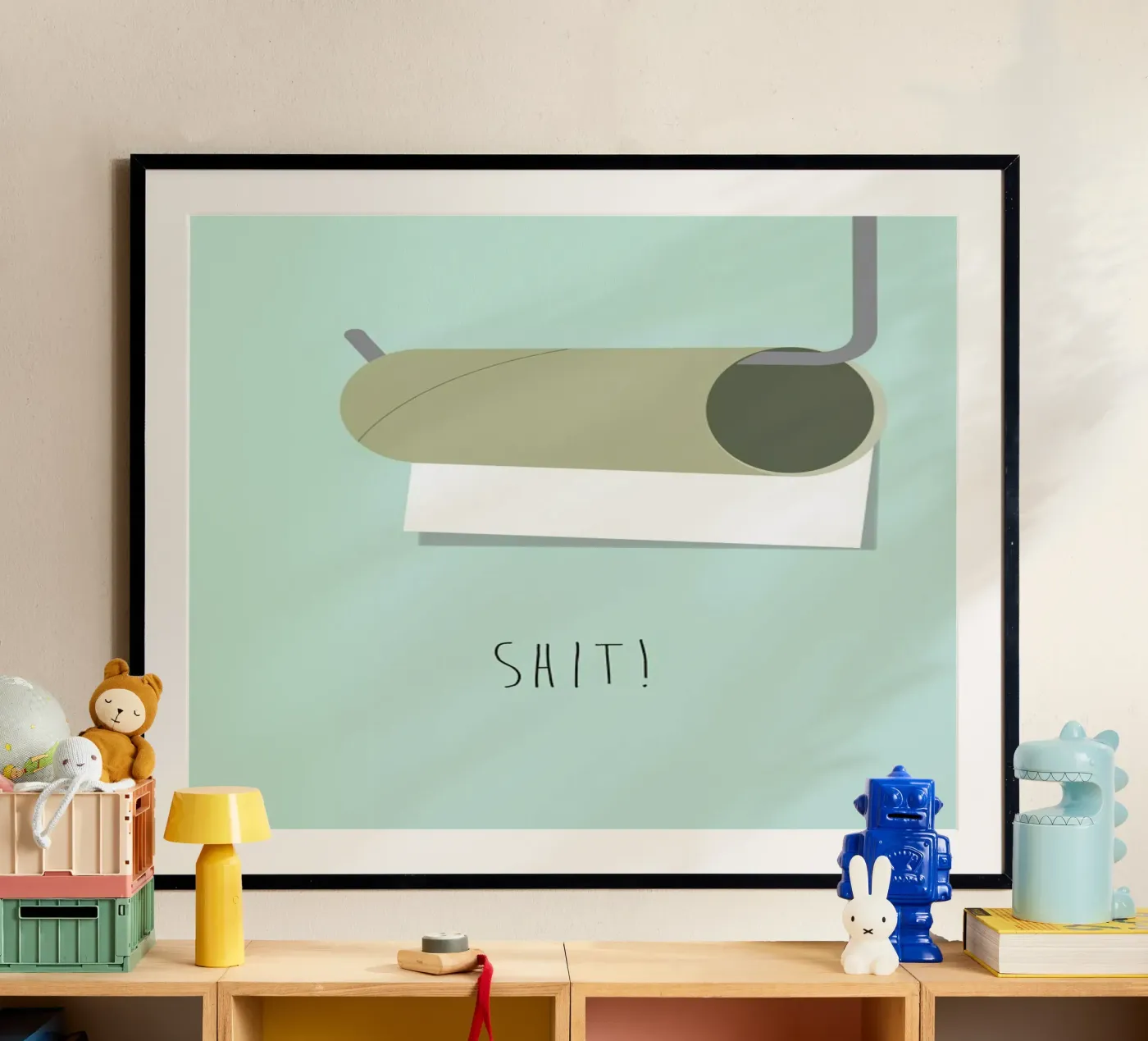 Shit poster da Trabolt Design