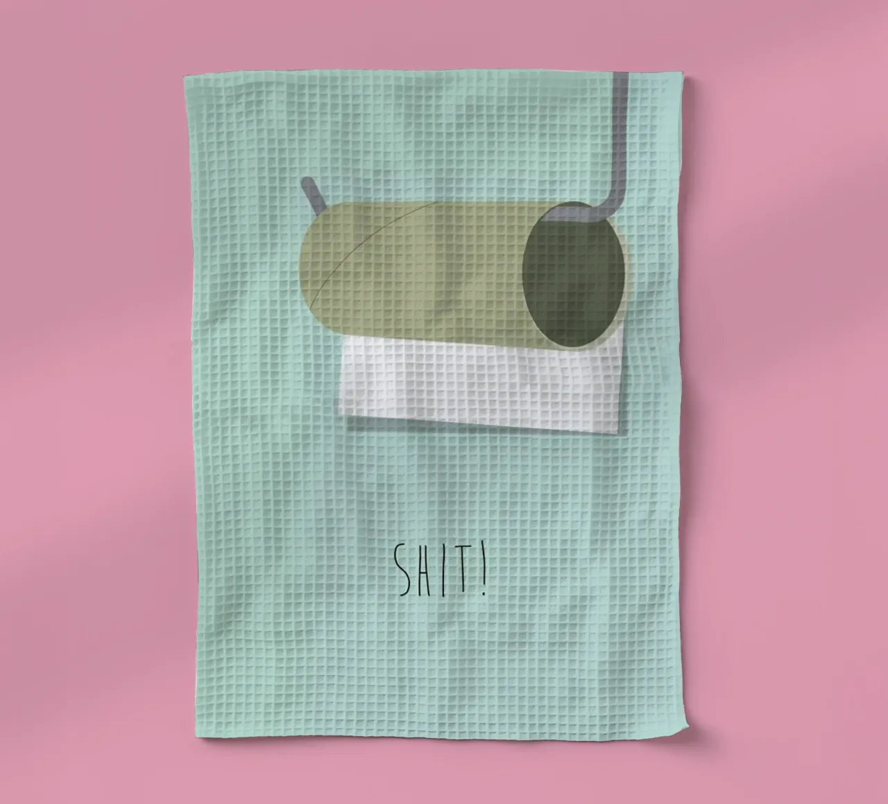 Shit Geschirrtuch von Trabolt Design