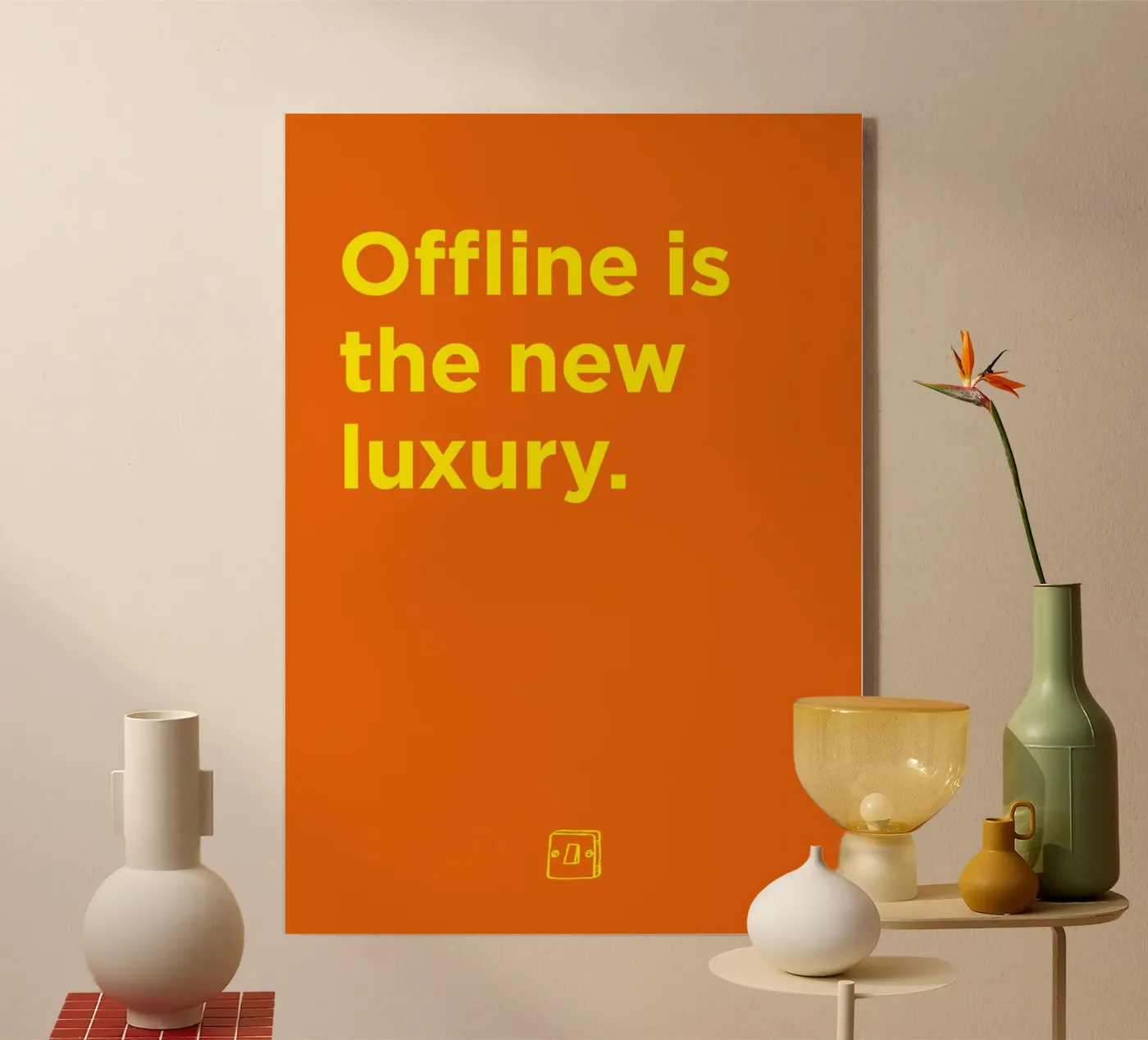 Offline acrylic glass by Art Fart