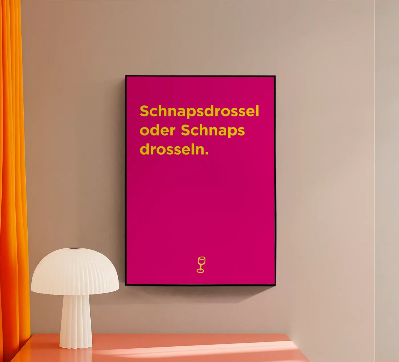 Schnapsdrossel plexiglas de Art Fart