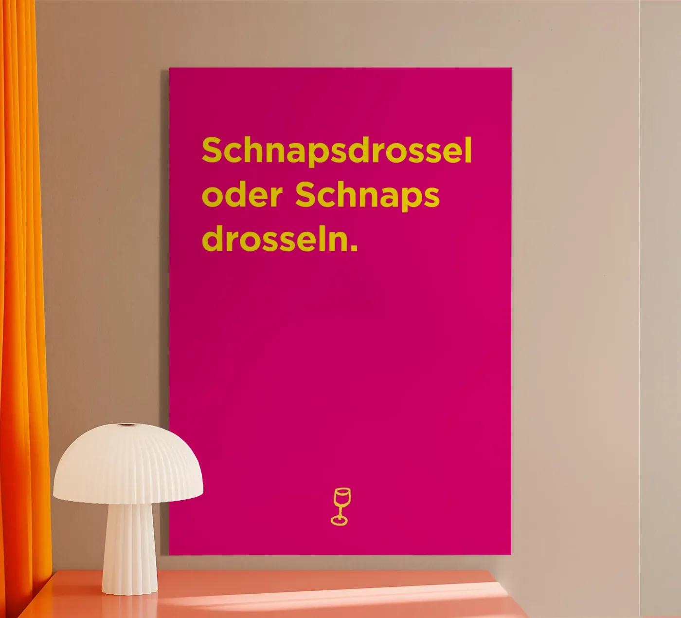 Schnapsdrossel plexiglas de Art Fart