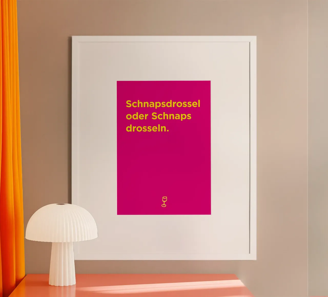 Schnapsdrossel poster da Art Fart