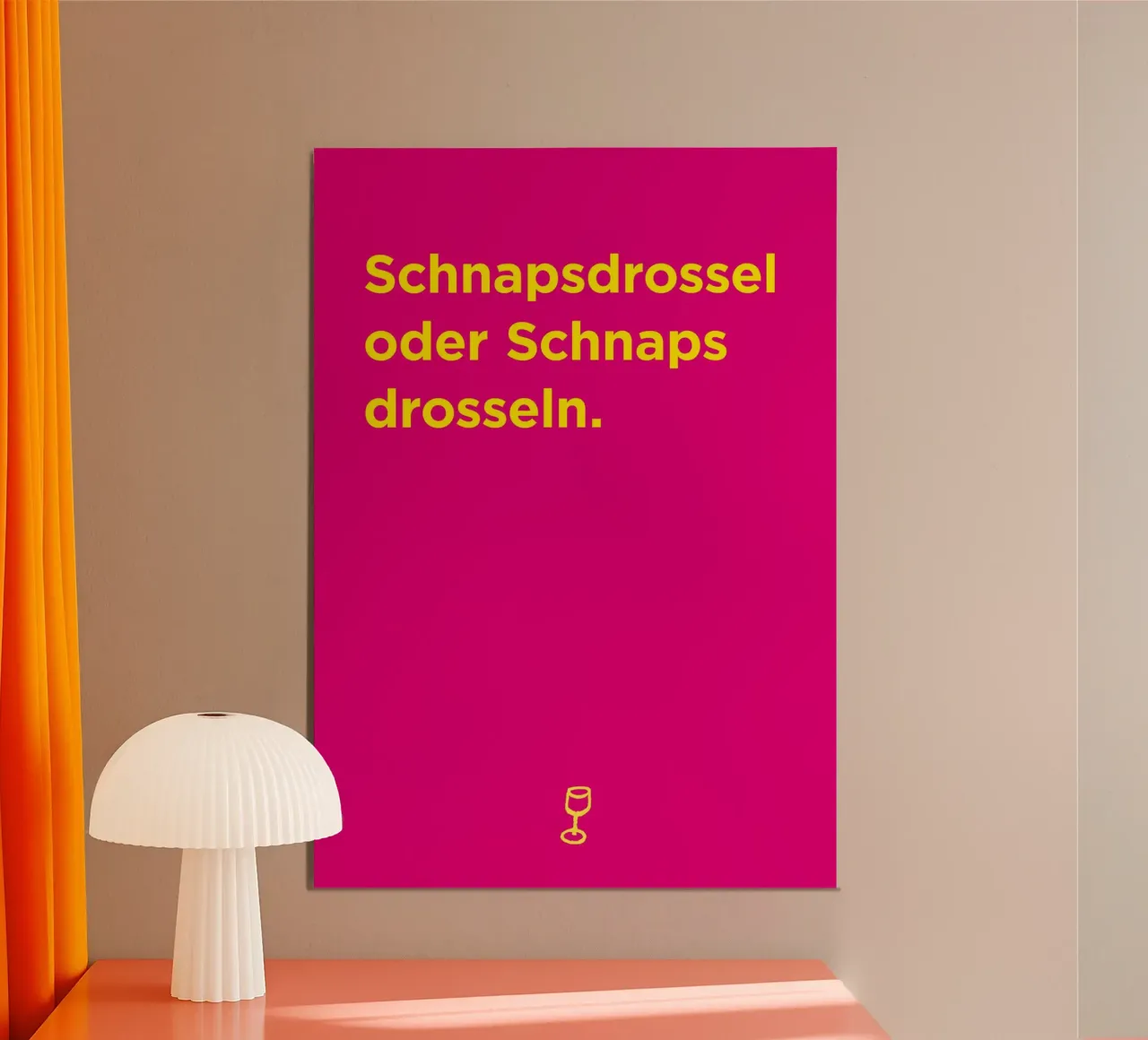 Schnapsdrossel poster da Art Fart