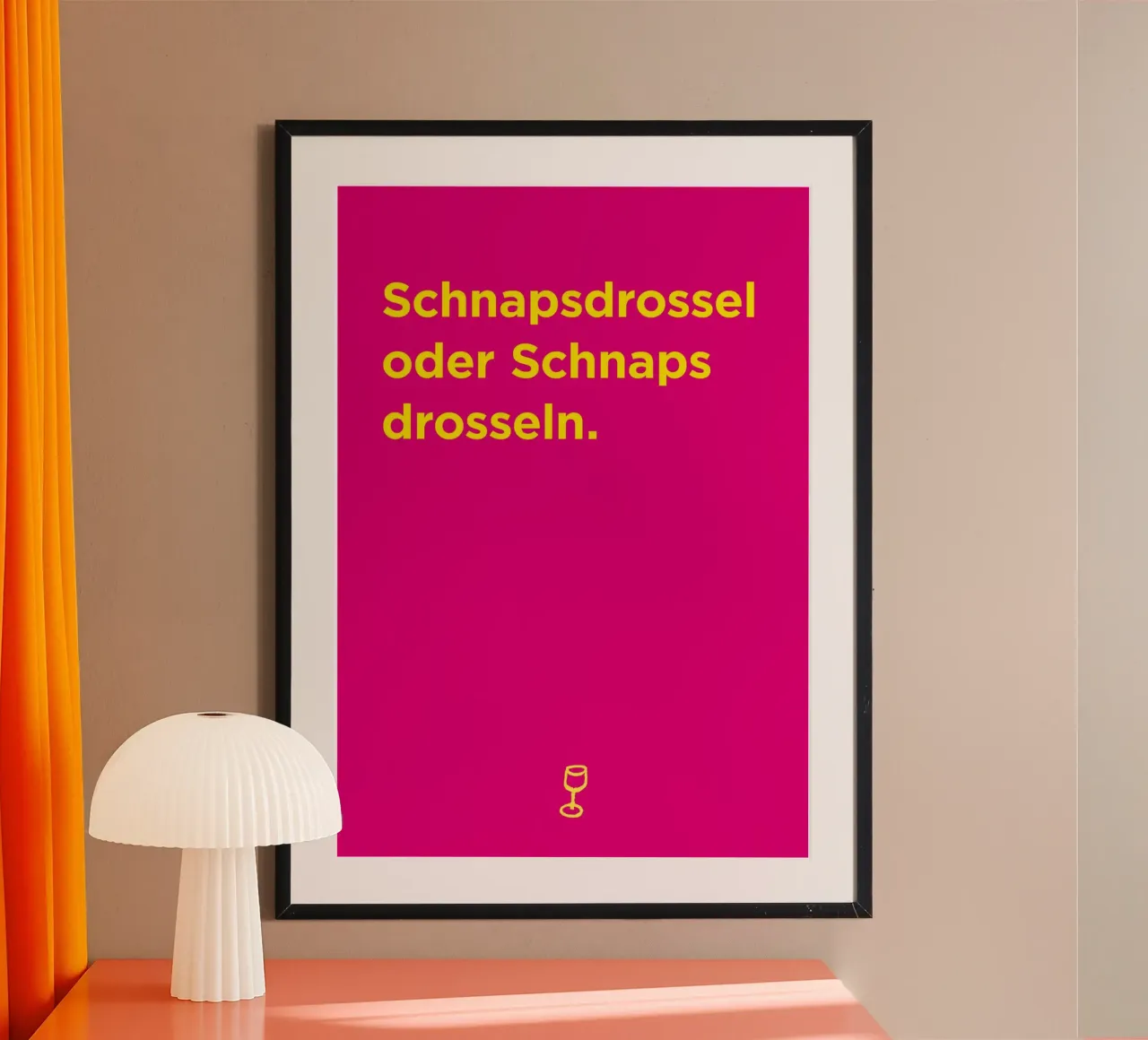 Schnapsdrossel poster da Art Fart