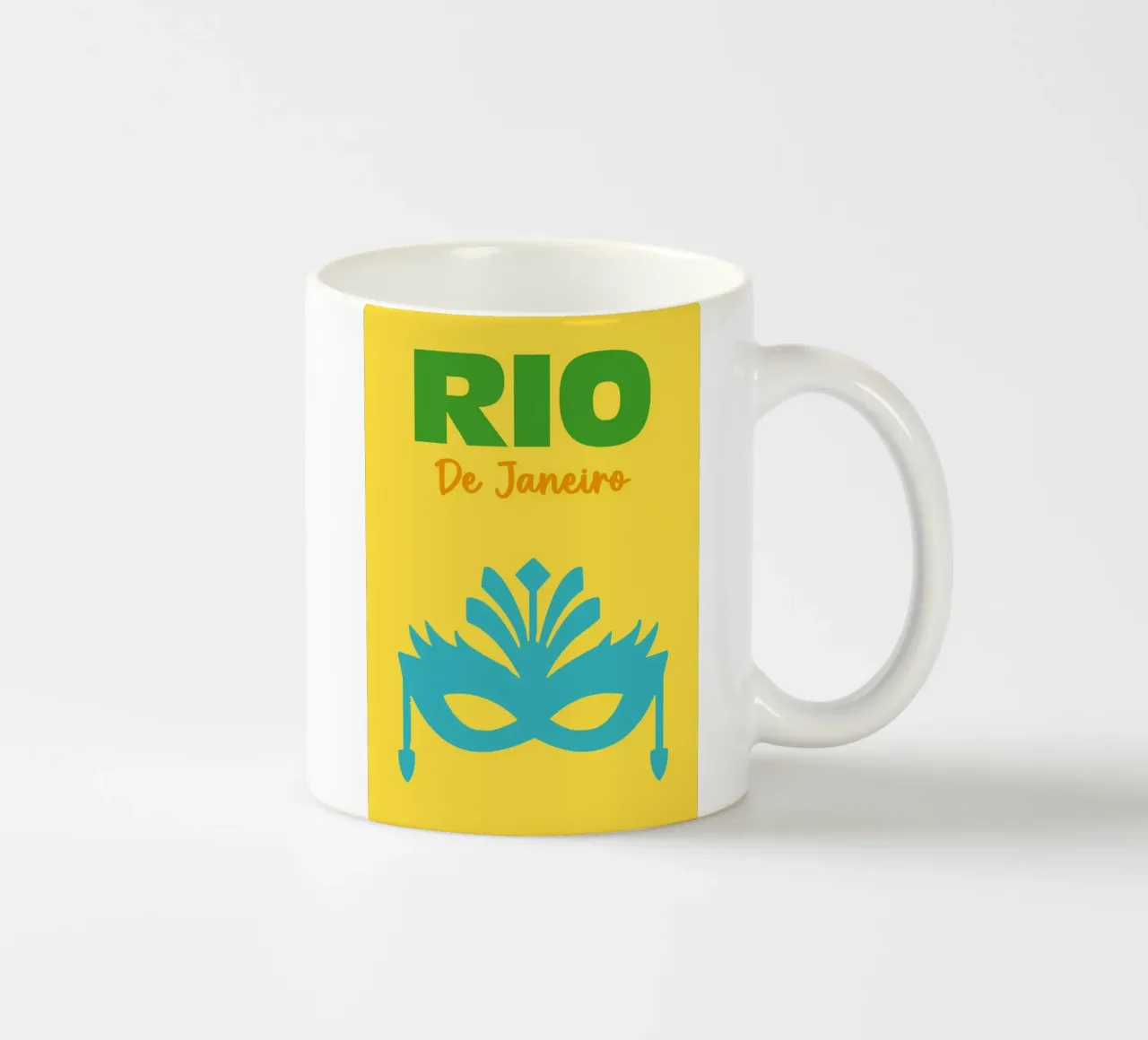 Rio De Janeiro 01 tazza in ceramica da Art Fart