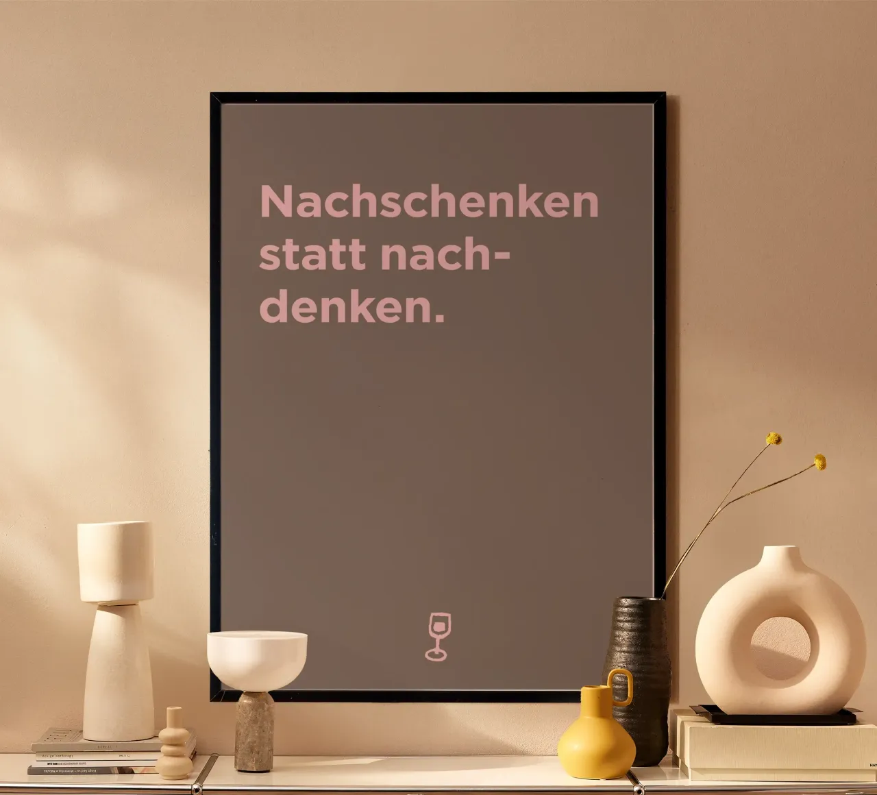 Nachschenken Poster von Art Fart