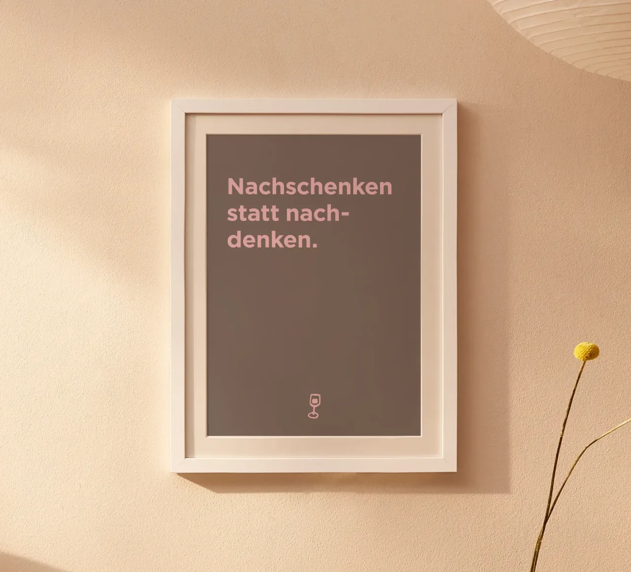 Nachschenken Poster von Art Fart