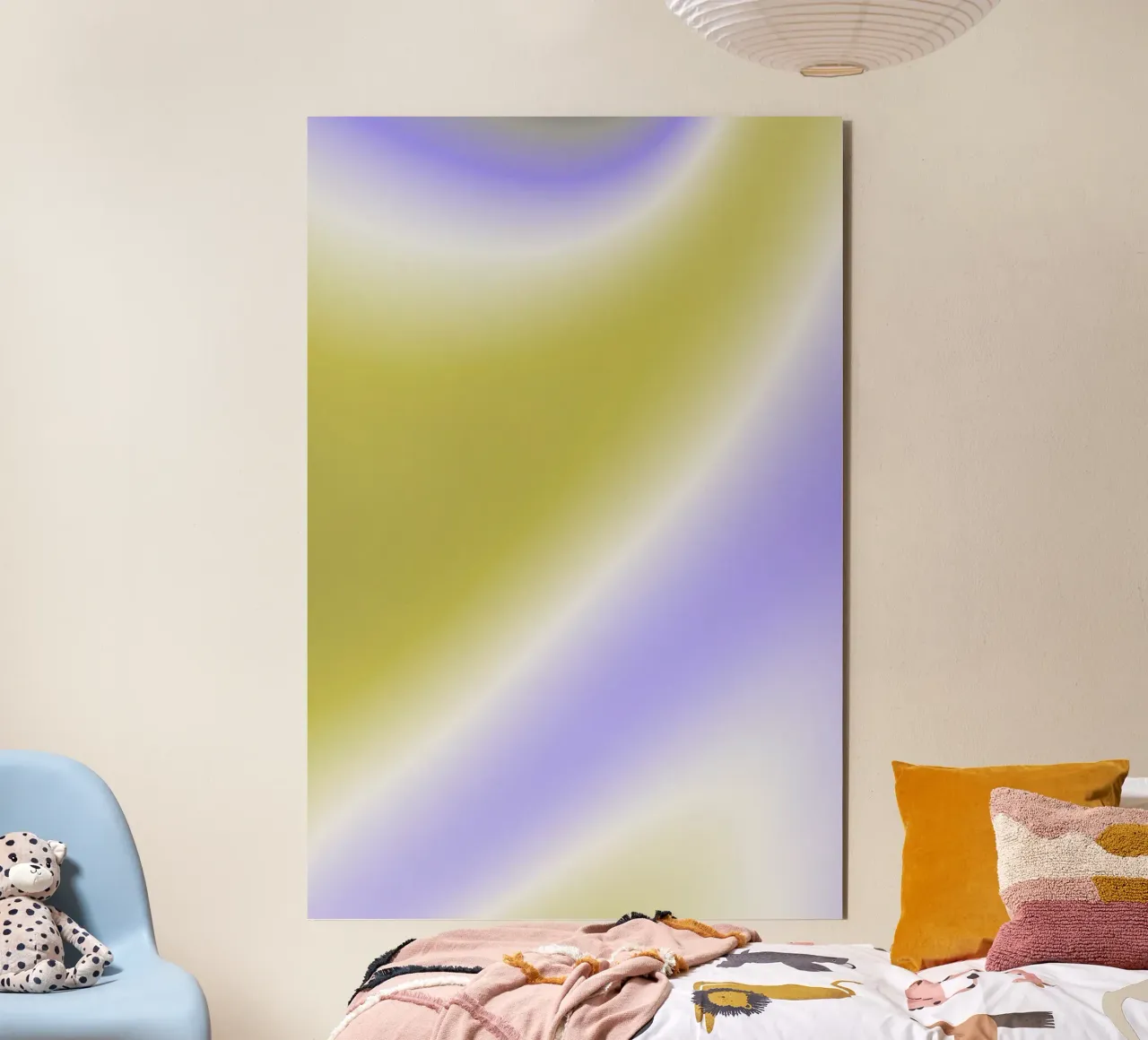 INNER PEACE IS THE REAL LUXURY Alu-Dibond von ÂME LIBRE STUDIO