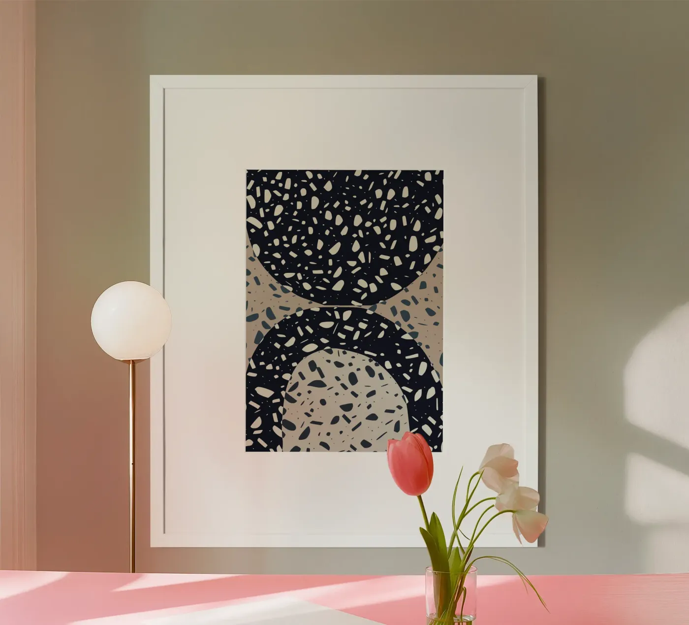 Pebble surface poster de Little Dean