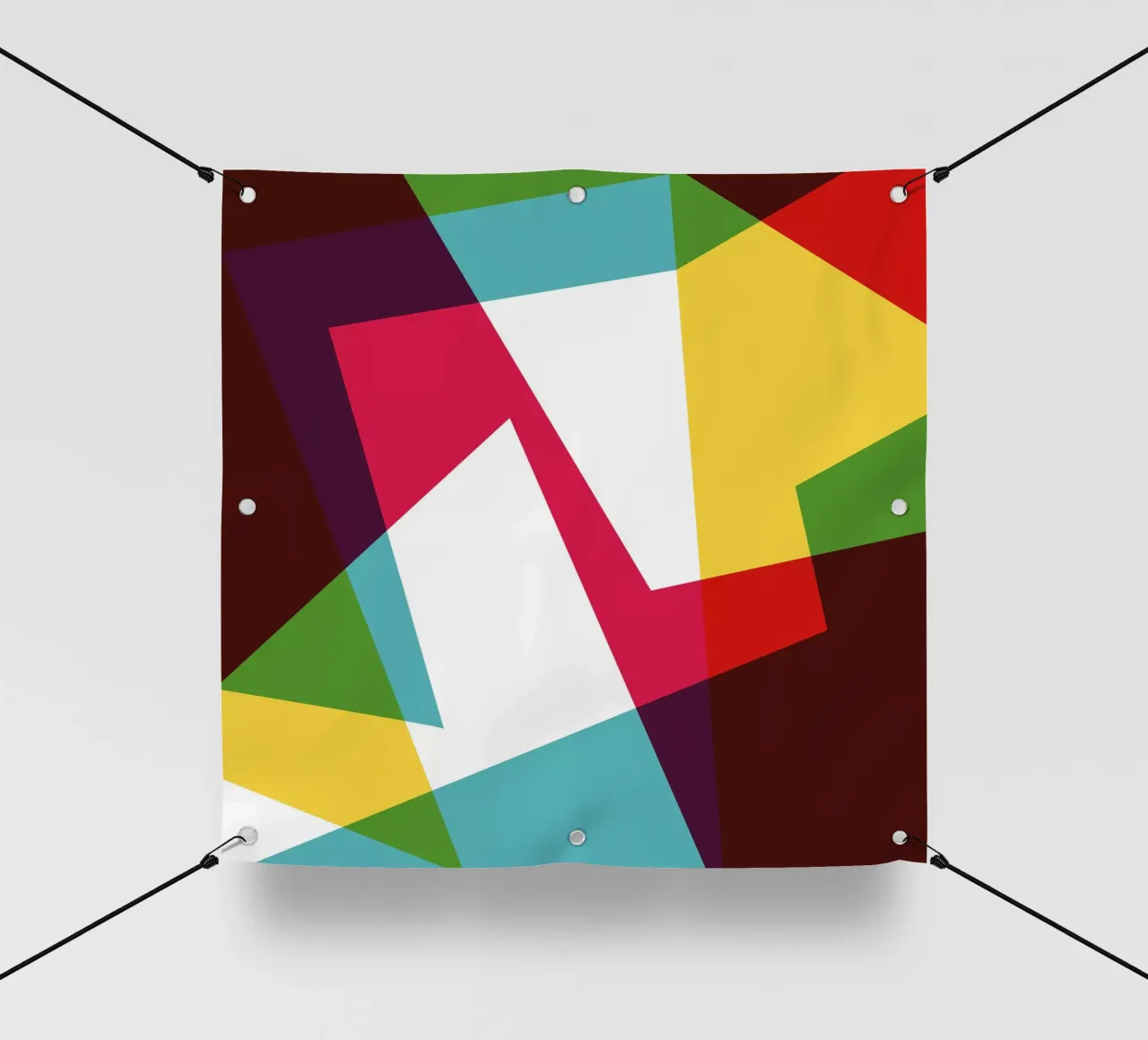 Jazzed Geometric telo in pvc da Kim Hubball Studio
