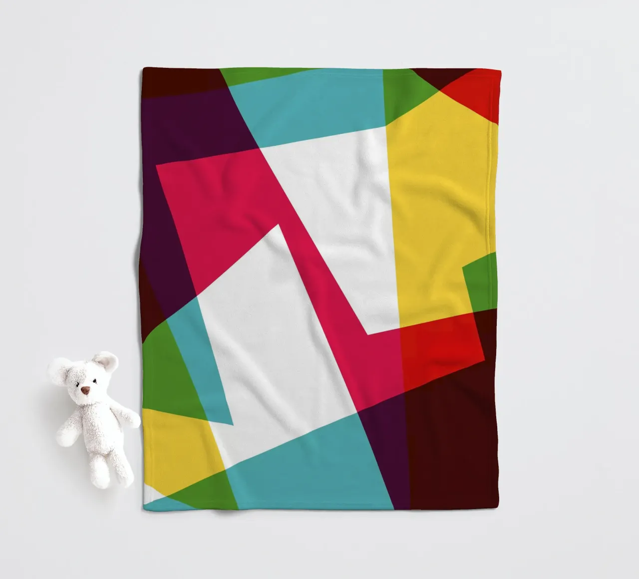 Jazzed Geometric coperta in pile da Kim Hubball Studio