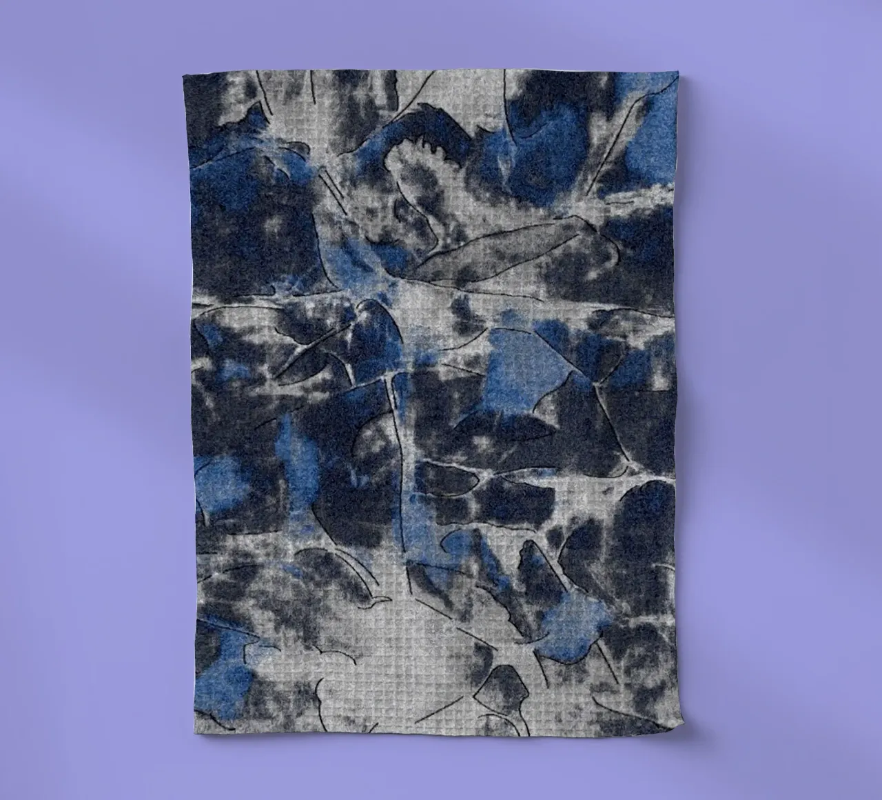 Grunge Ink abstract Geschirrtuch von Little Dean
