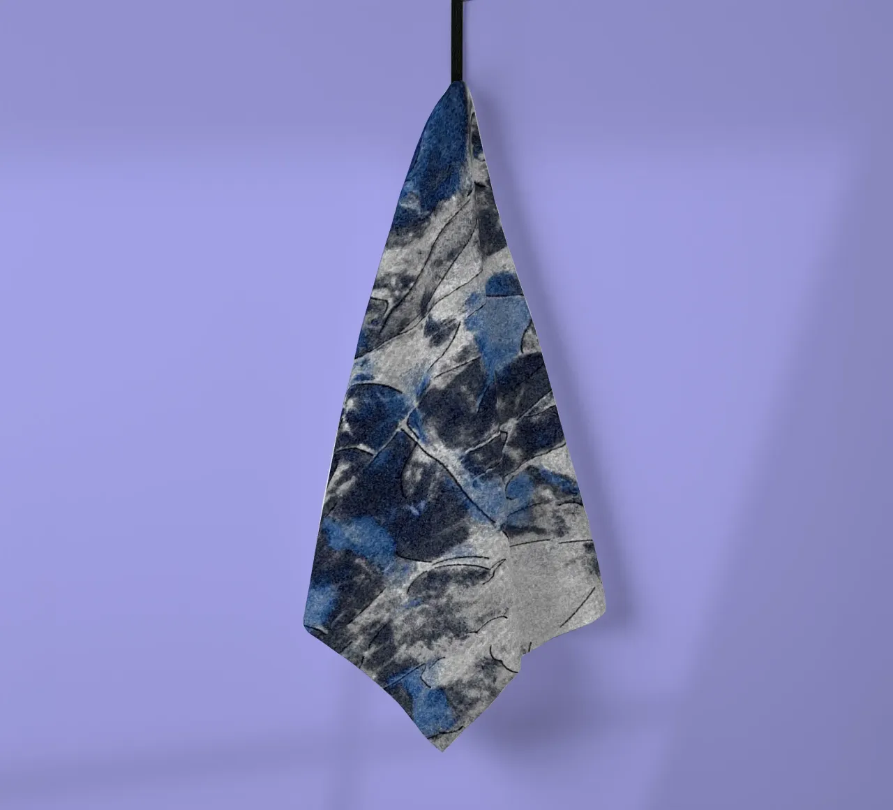Grunge Ink abstract Geschirrtuch von Little Dean